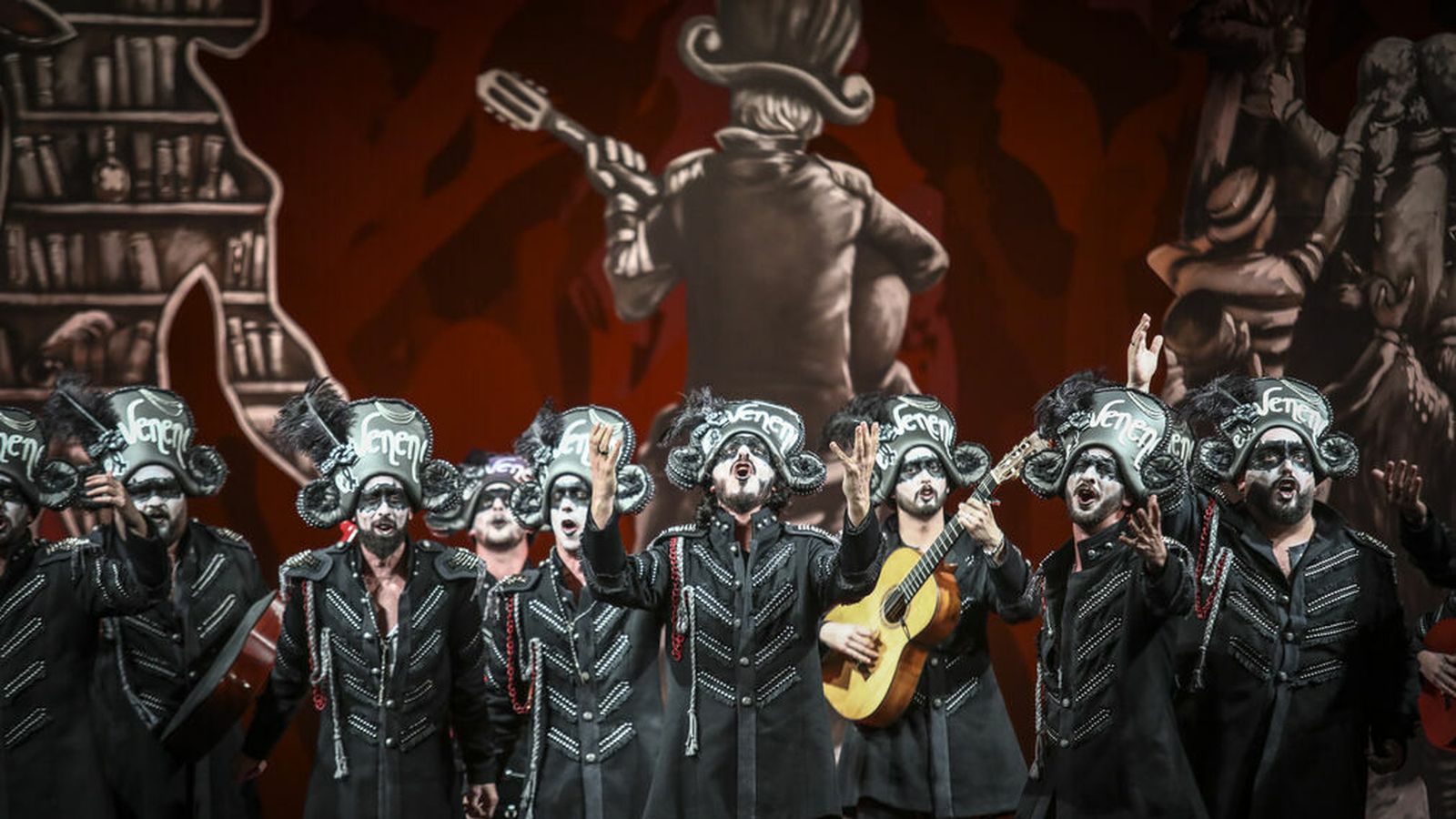 'La eterna de banda del capitán veneno' en la Final.