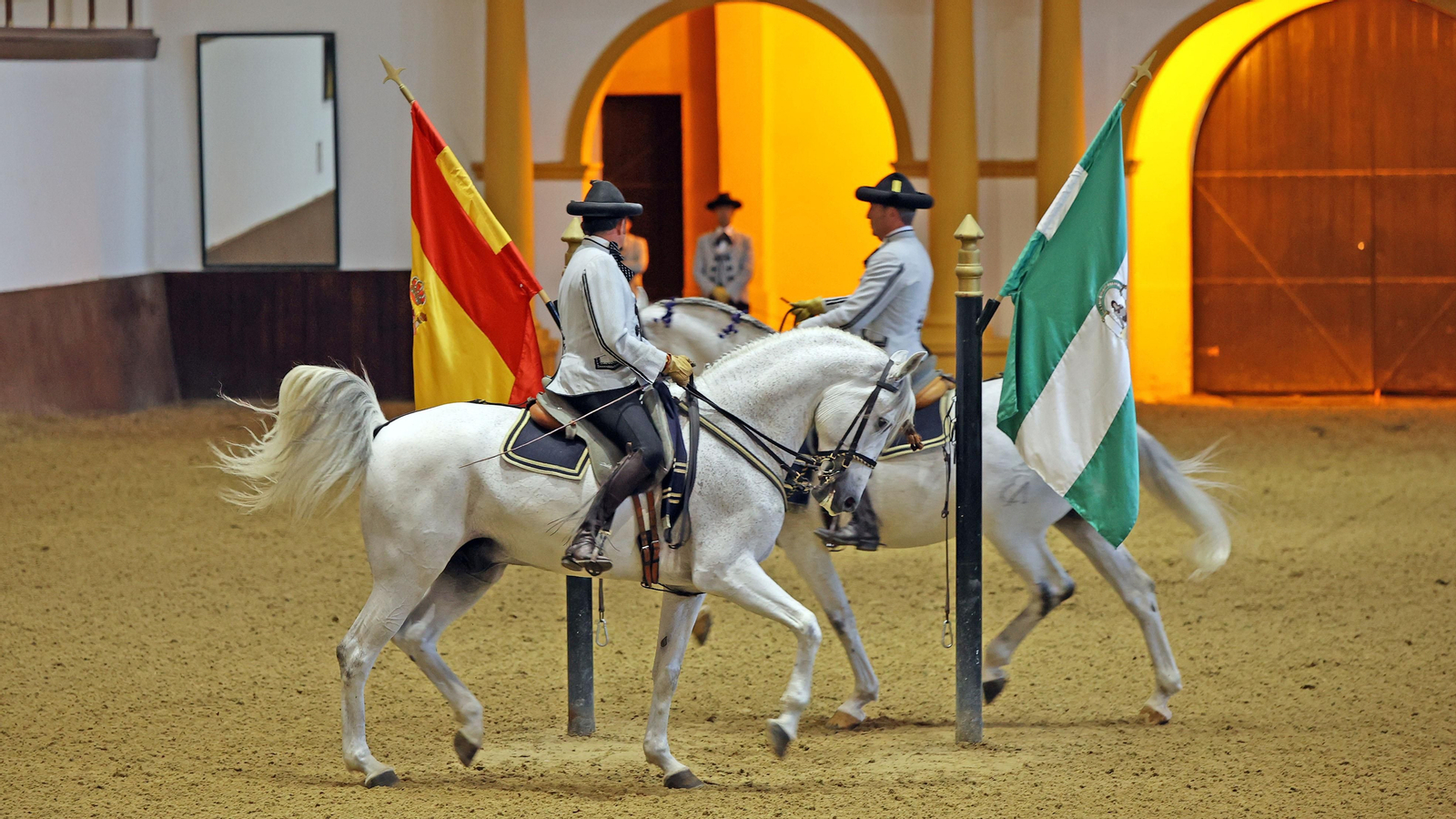 Espectáculo de la Real Escuela Andaluza de Arte Ecuestre dedicada al 40 aniversario de Diario de Jerez