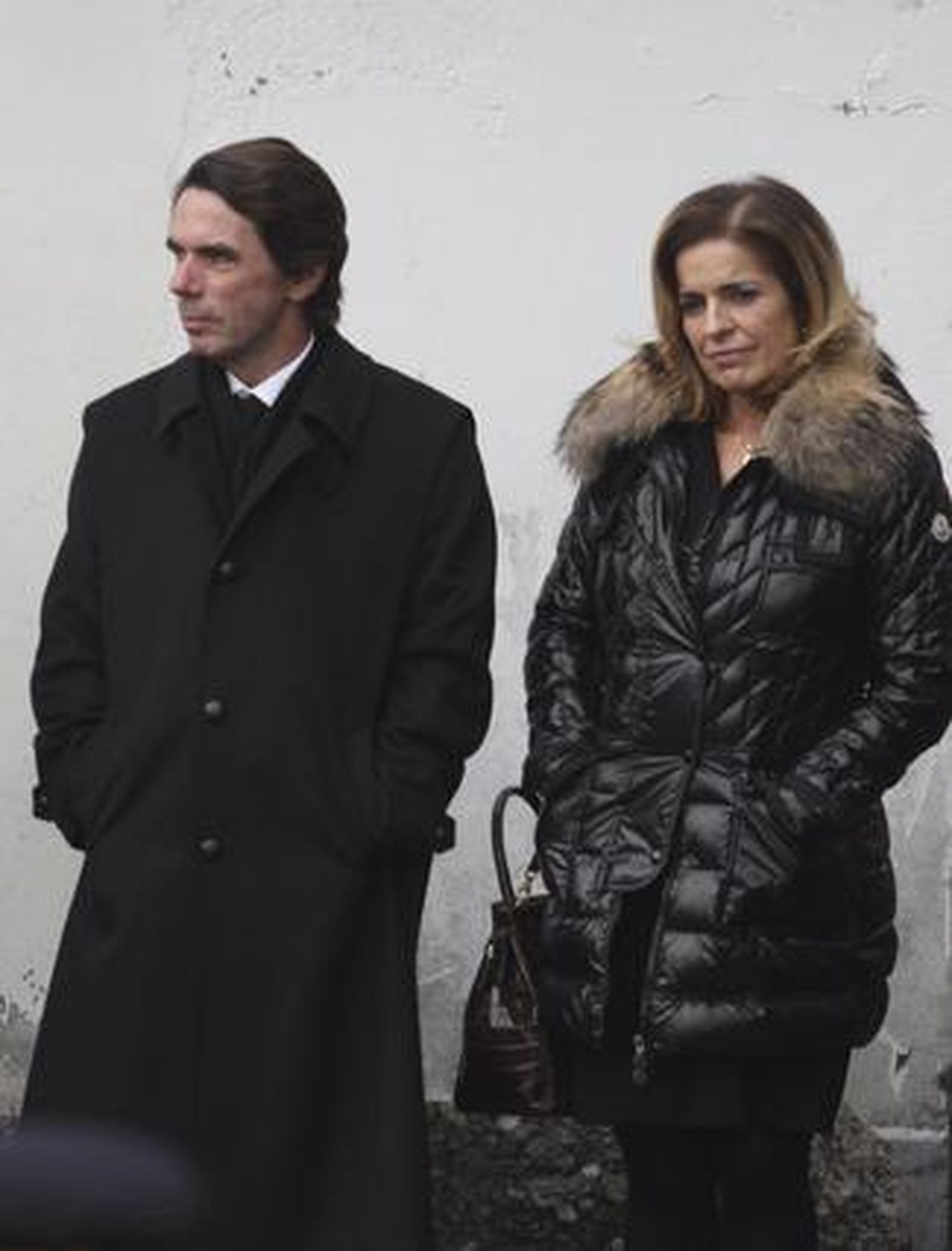 Aznar y Ana Botella asisten al entierro de Manuel Fraga.

Foto: Efe/Reuters