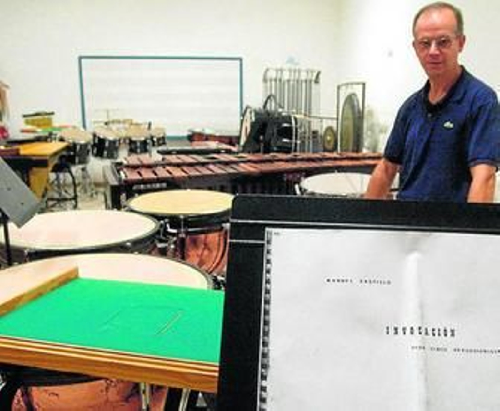 Una de las salas de ensayo del Conservatorio Superior de Música Manuel Castillo, en la calle Baños.