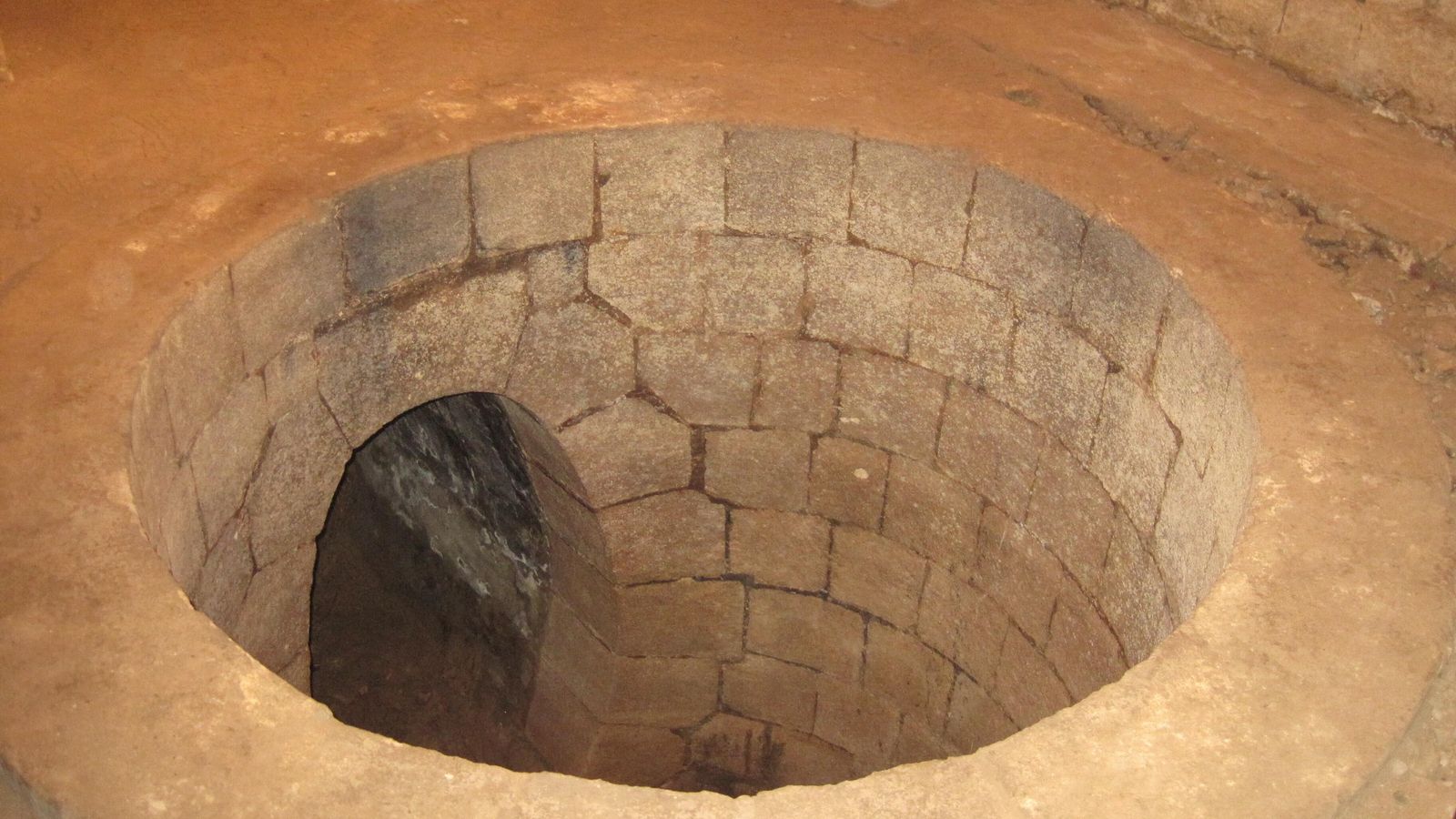 Otra imagen del interior de los pozos.