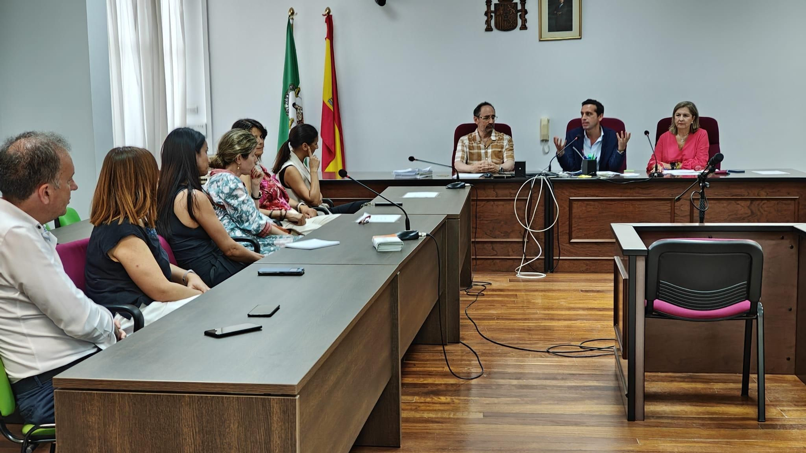Reunión sobre el Servicio público de Mediación Penal en Jerez.