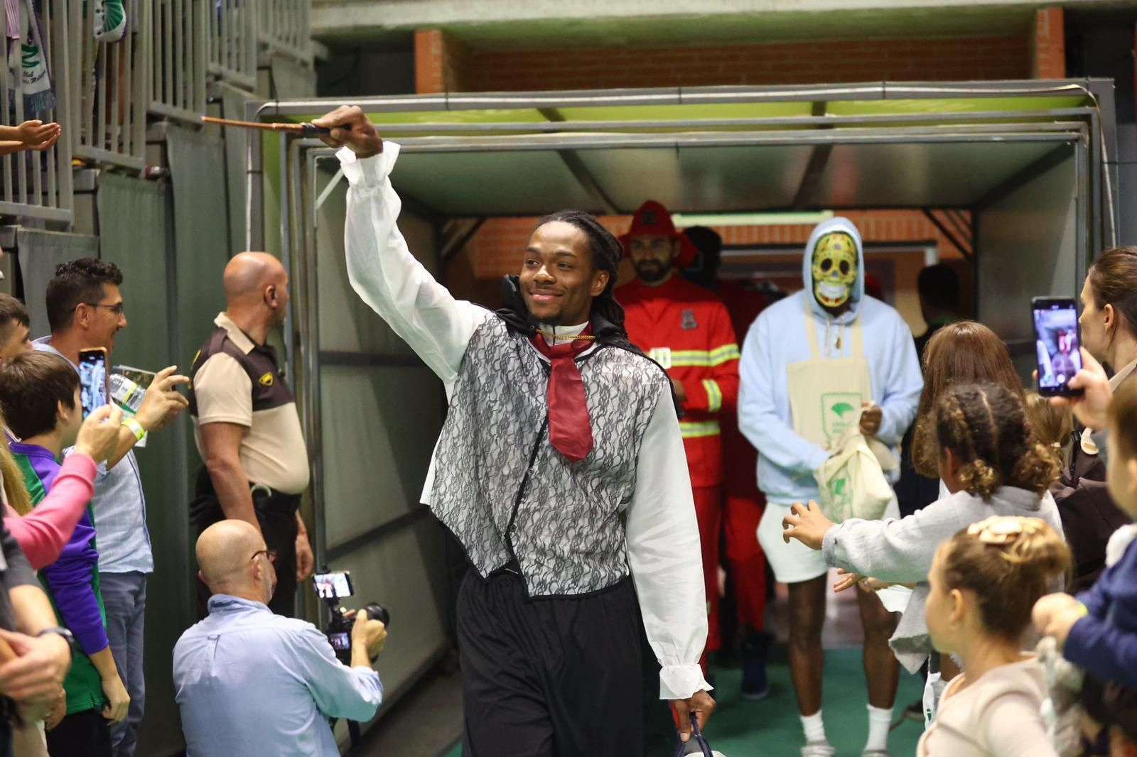 El Halloween del Unicaja, en fotos