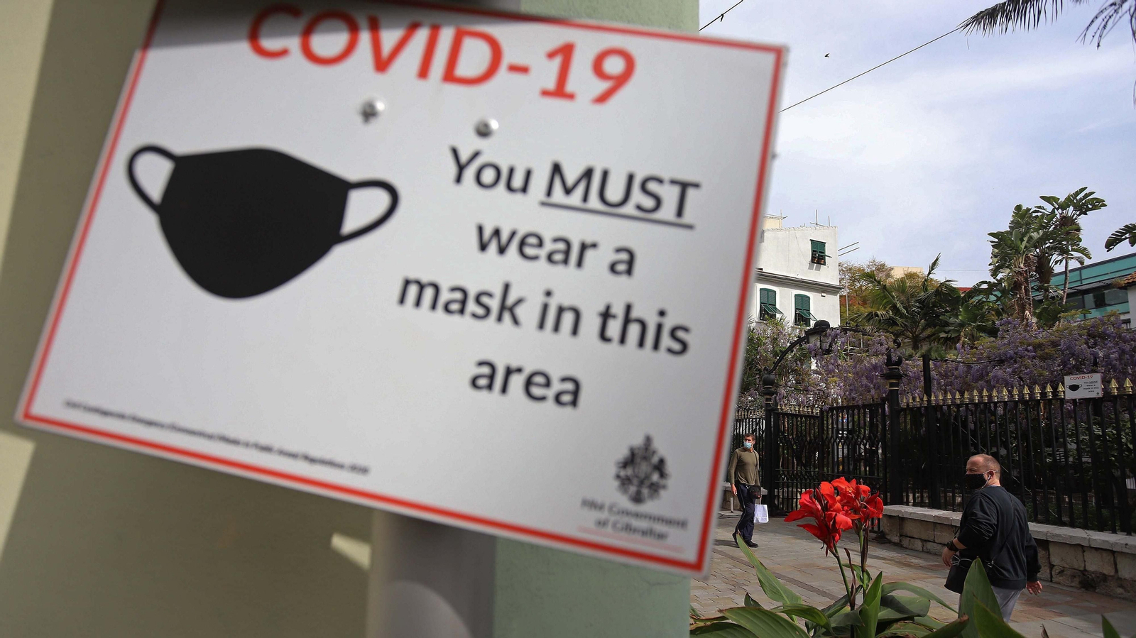 Gibraltar sin mascarillas