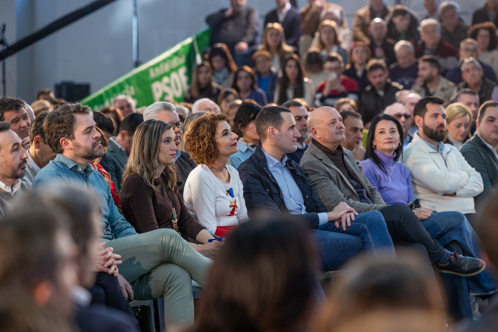 Acto en defensa de los servicios públicos para celebrar el 28F en Jaén