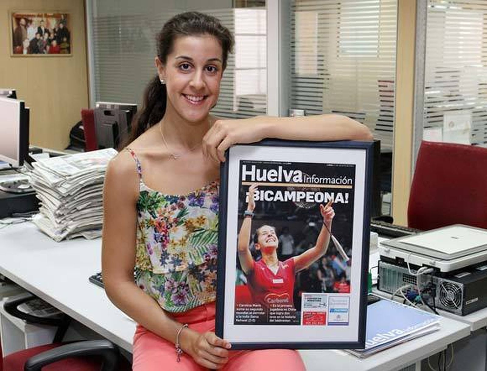 Carolina Marín visita Huelva Información