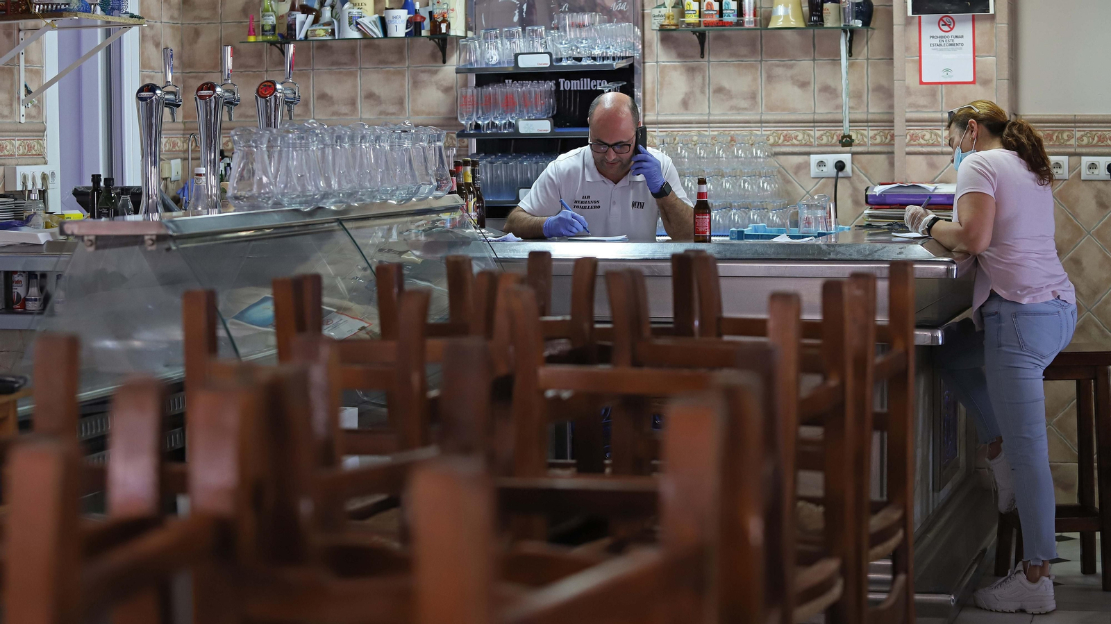 Bares de la comarca durante el desconfinamiento