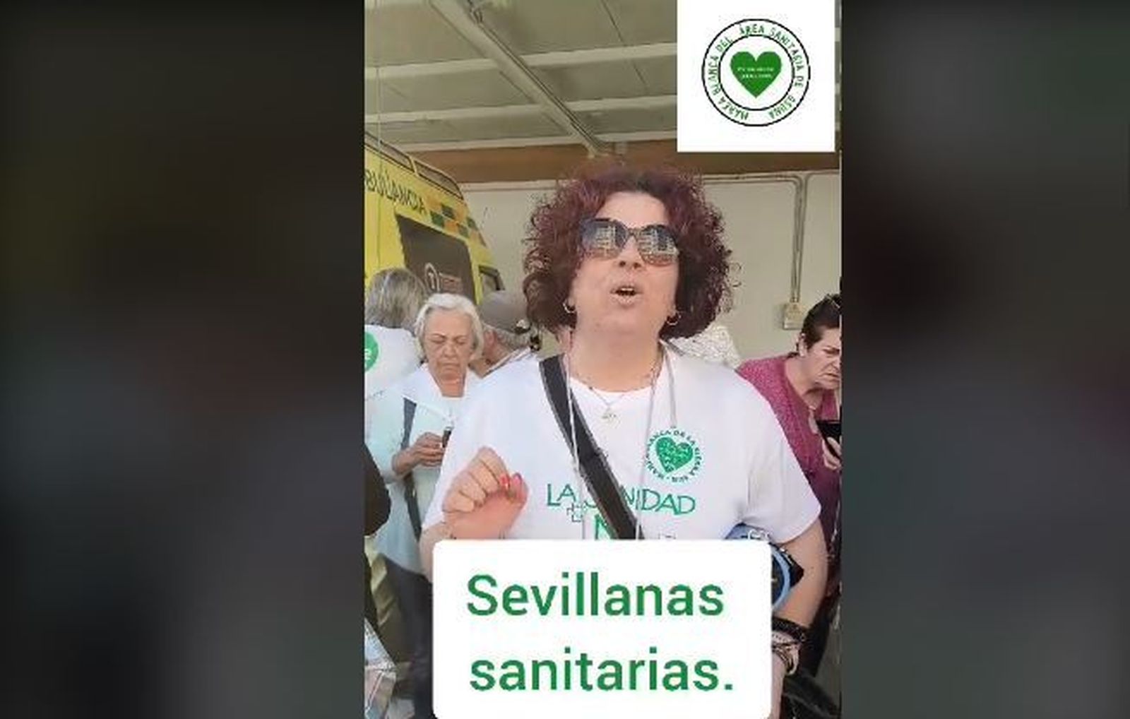 Animada protesta en Estepa a ritmo de sevillanas