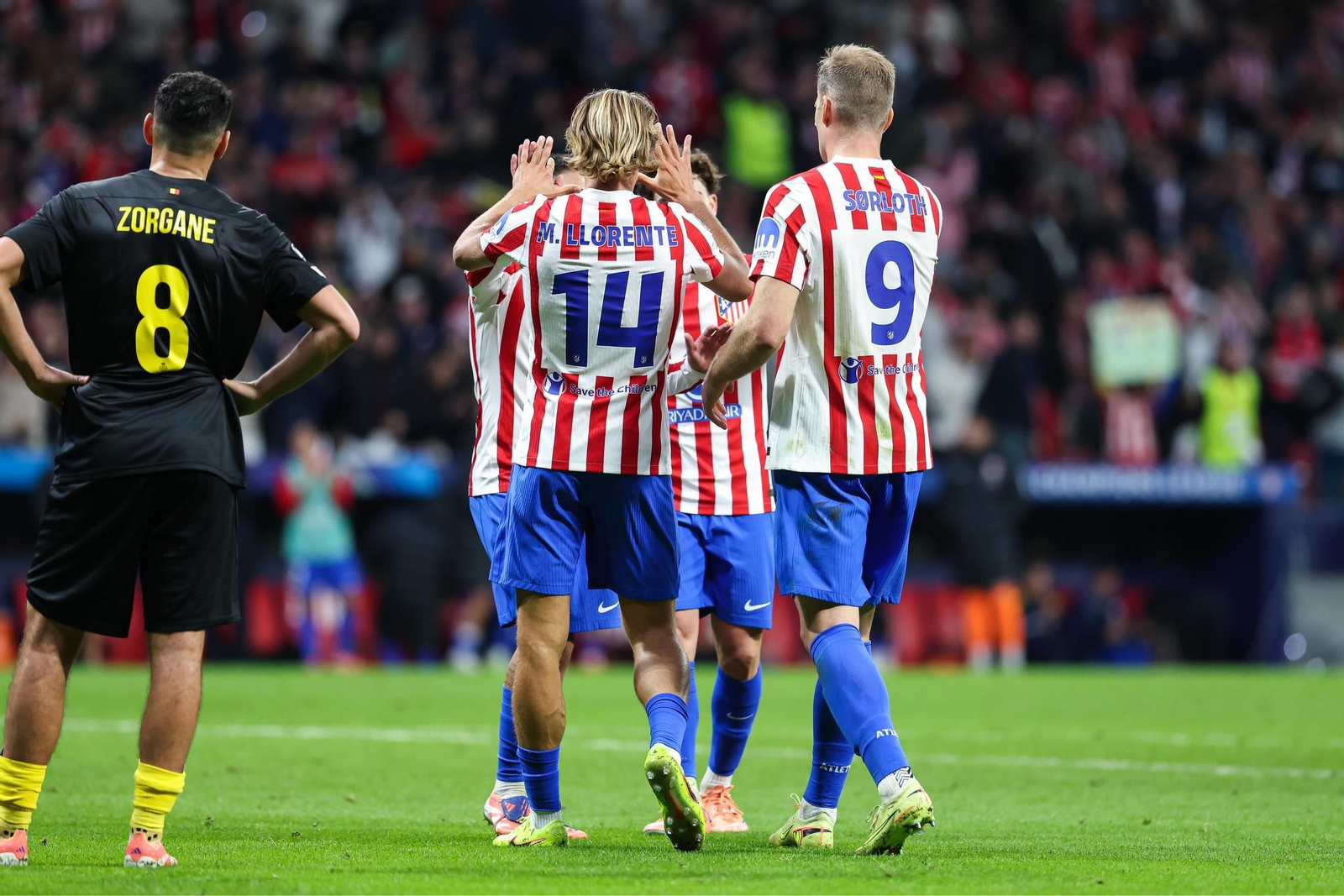 Las imágenes del Atlético de Madrid-Unión Saint-Gilloise