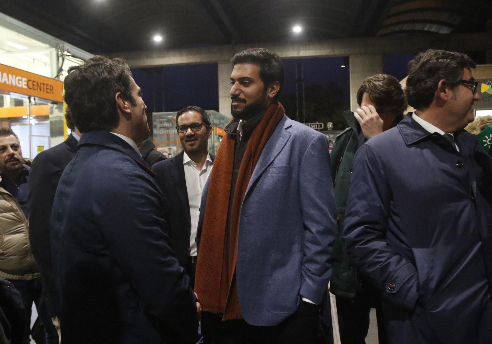 Las fotos de la llegada de los dueños del Córdoba CF a la ciudad