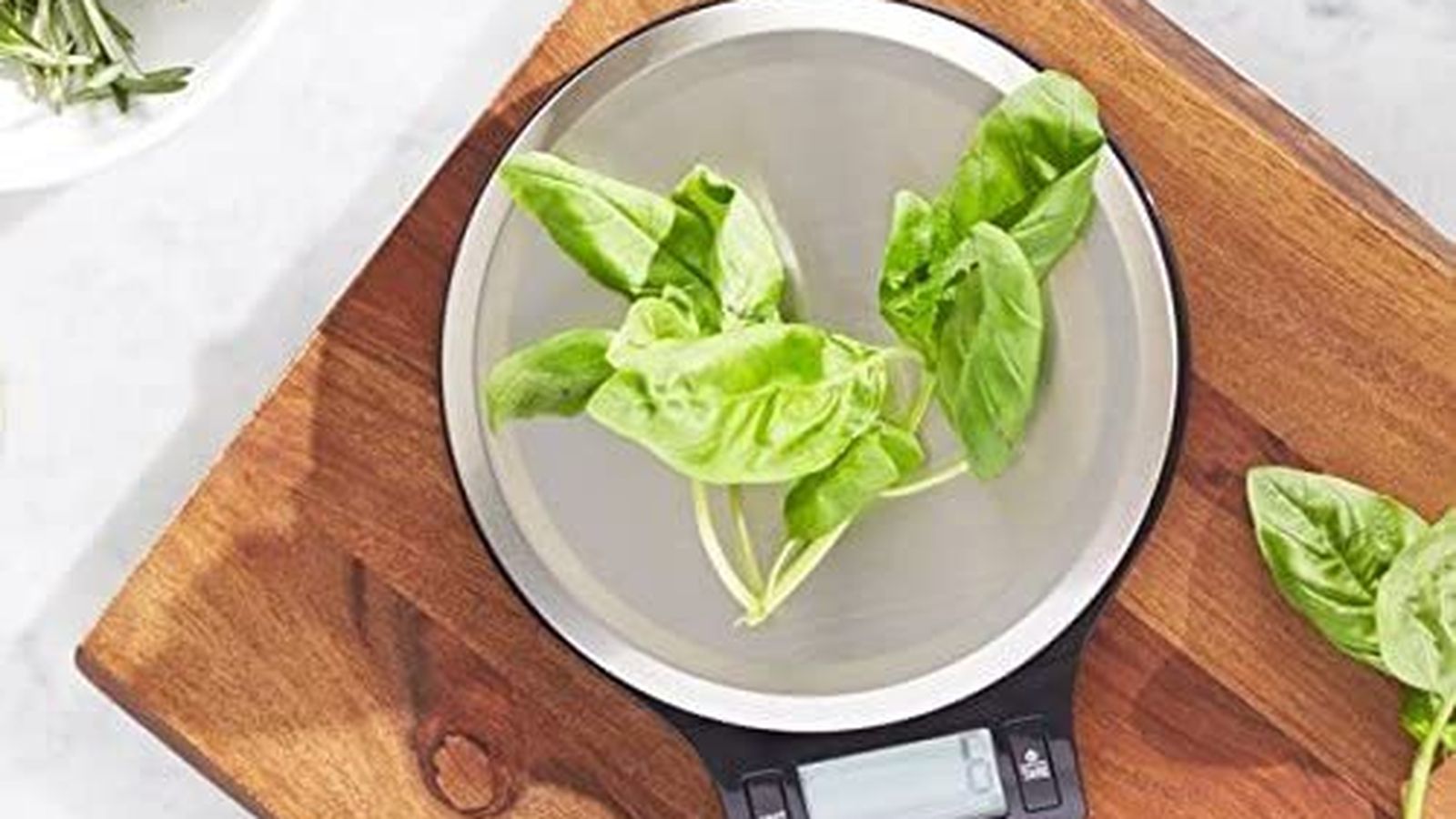 Báscula de cocina digital con pantalla LCD,