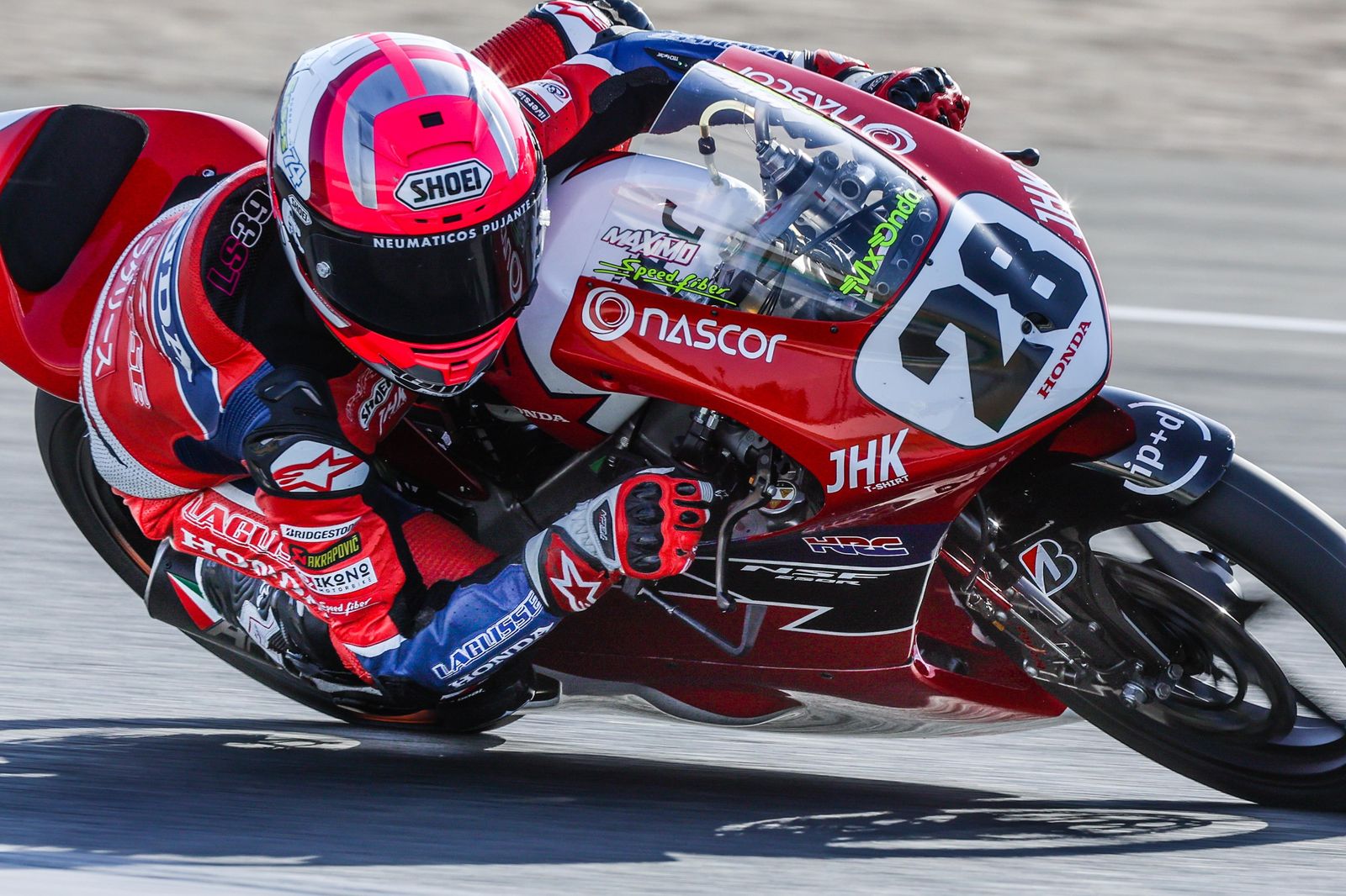 Máximo Martínez, el más rápido en la categoría European Talent Cup en el trazado jerezano.