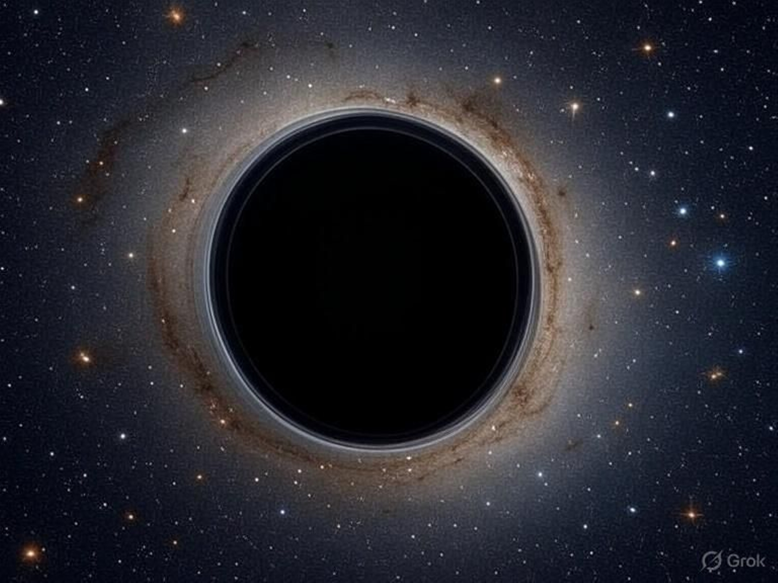 Recreación de un agujero negro