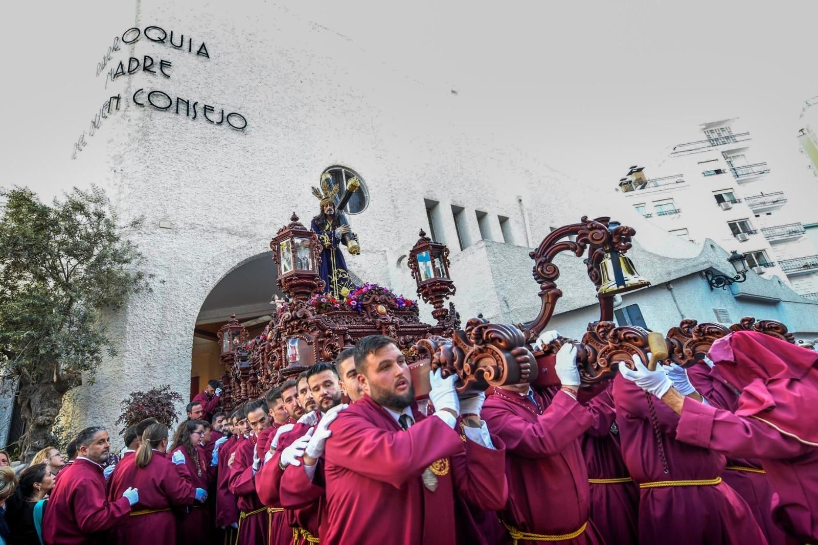 La salida del Nazareno en una imagen de archivo.