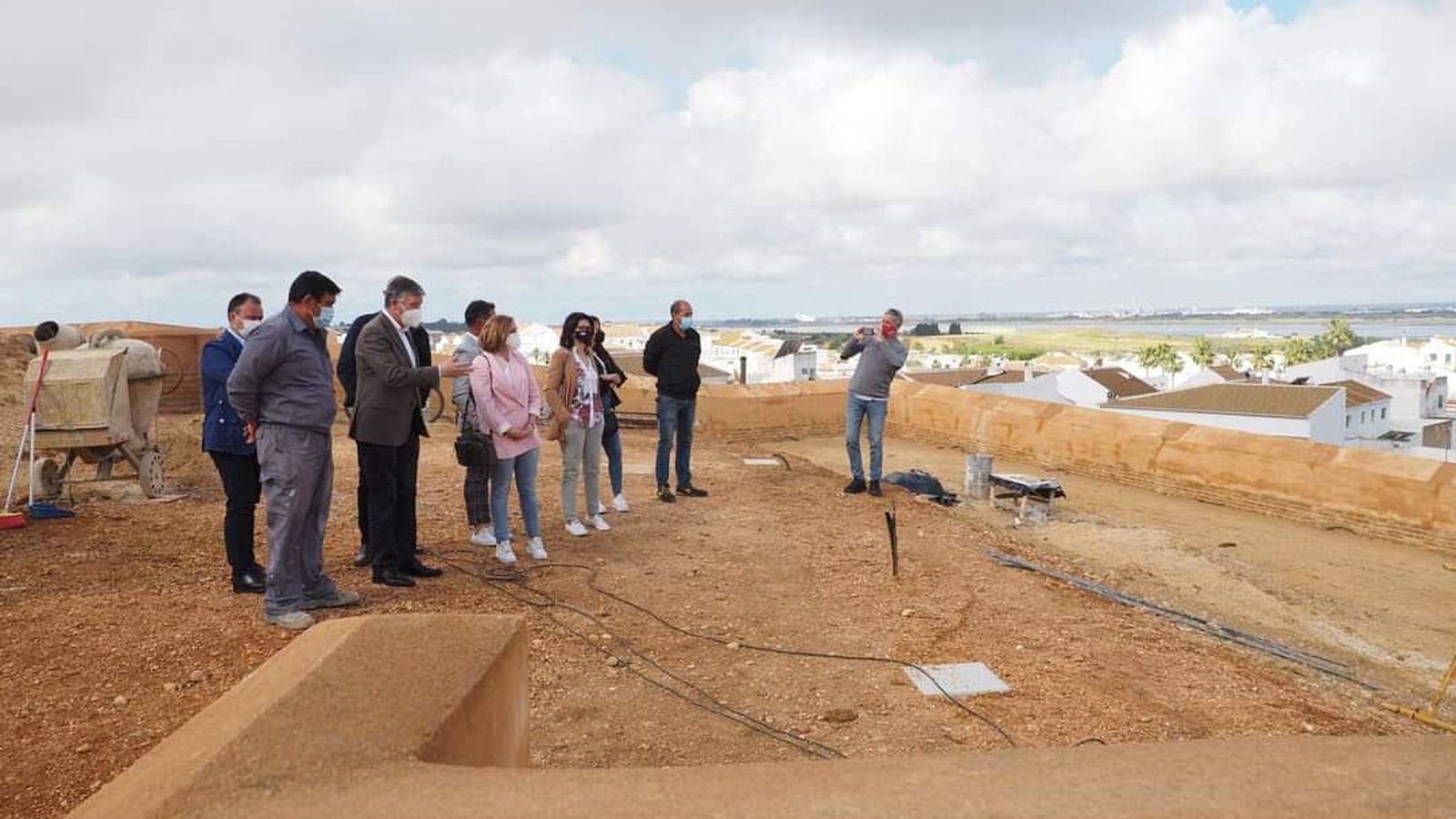 Supervisión de los trabajos que se están realizando