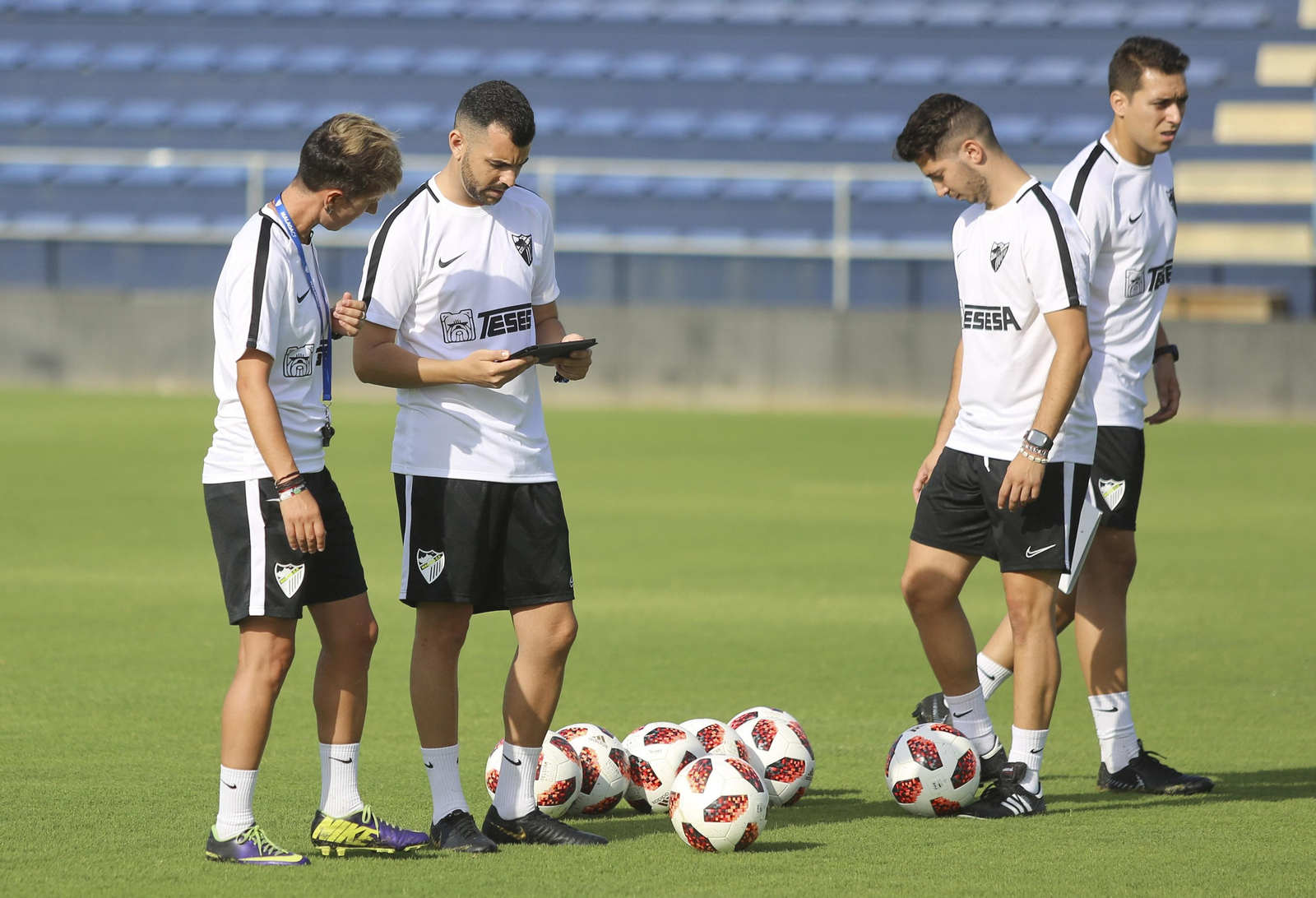 Las fotos del primer entrenamiento de pretemporada del Málaga Femenino