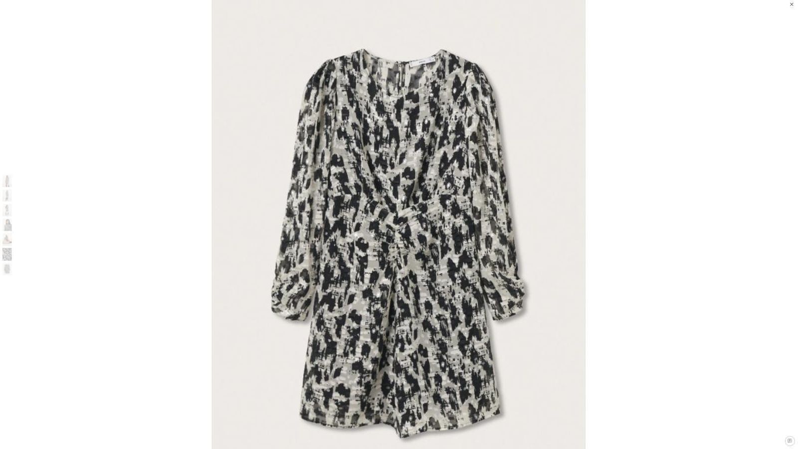 Vestido mini de Mango. Vestido mini de Mango.