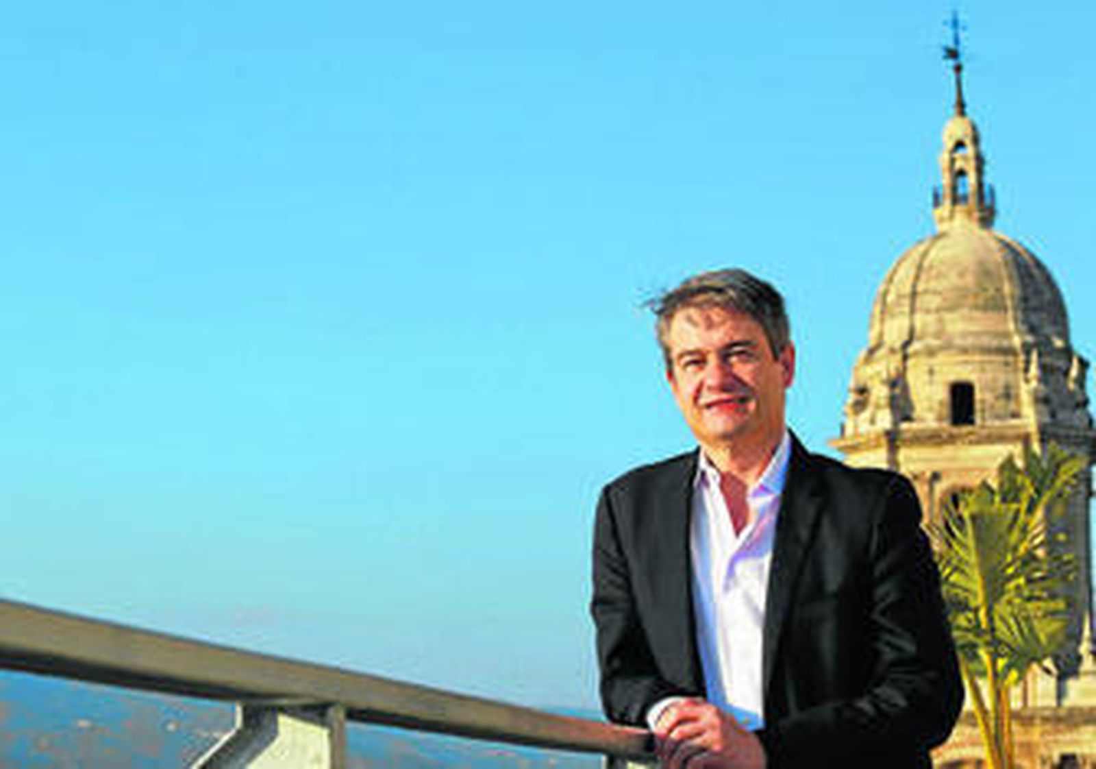 Stephen Ansolabehere, ayer tarde en Málaga.