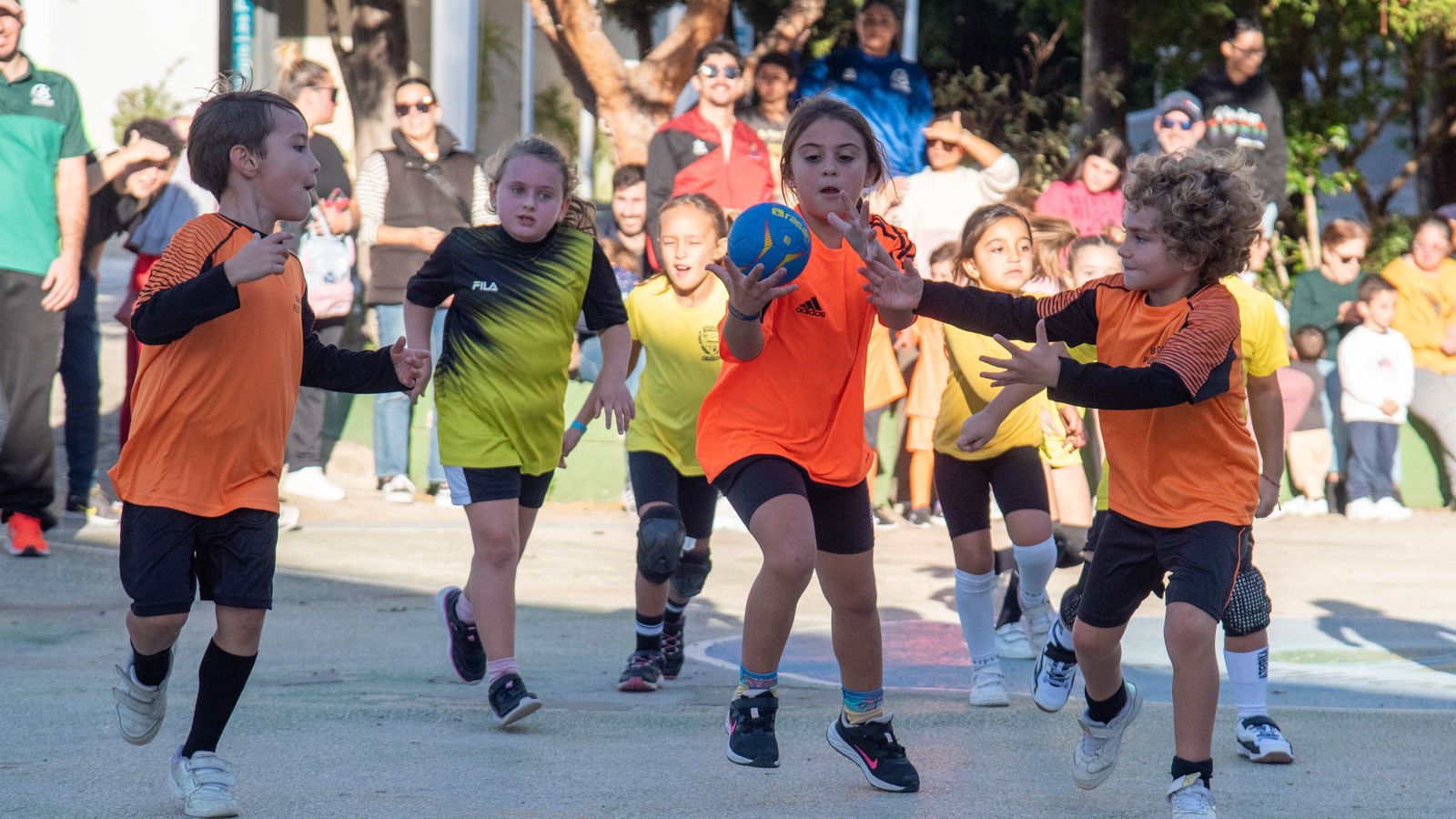 La fotos de los Juegos Municipales de Balonmano en el colegio Los Pinos