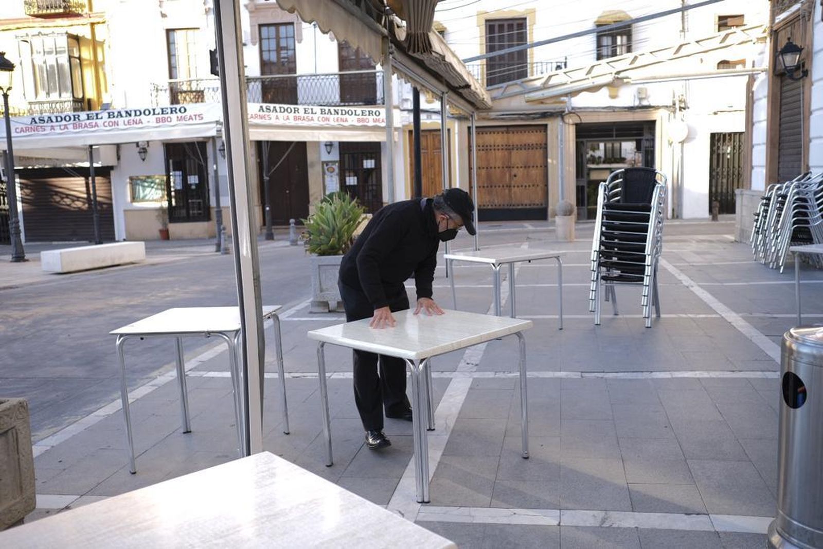 Las fotos de la tímida apertura de bares en Ronda