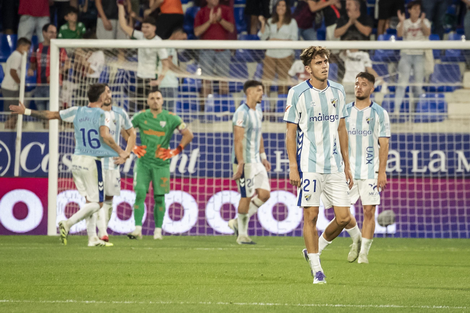 Las fotos del Huesca-Málaga CF