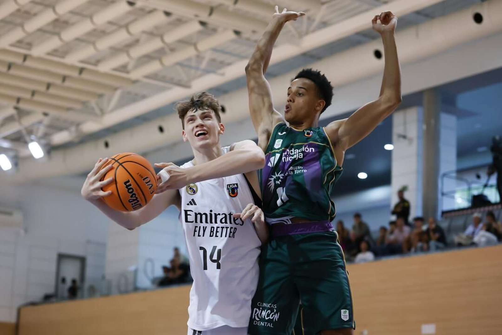 Liga U 22: El Unicaja se choca con un gran Real Madrid (105-62)