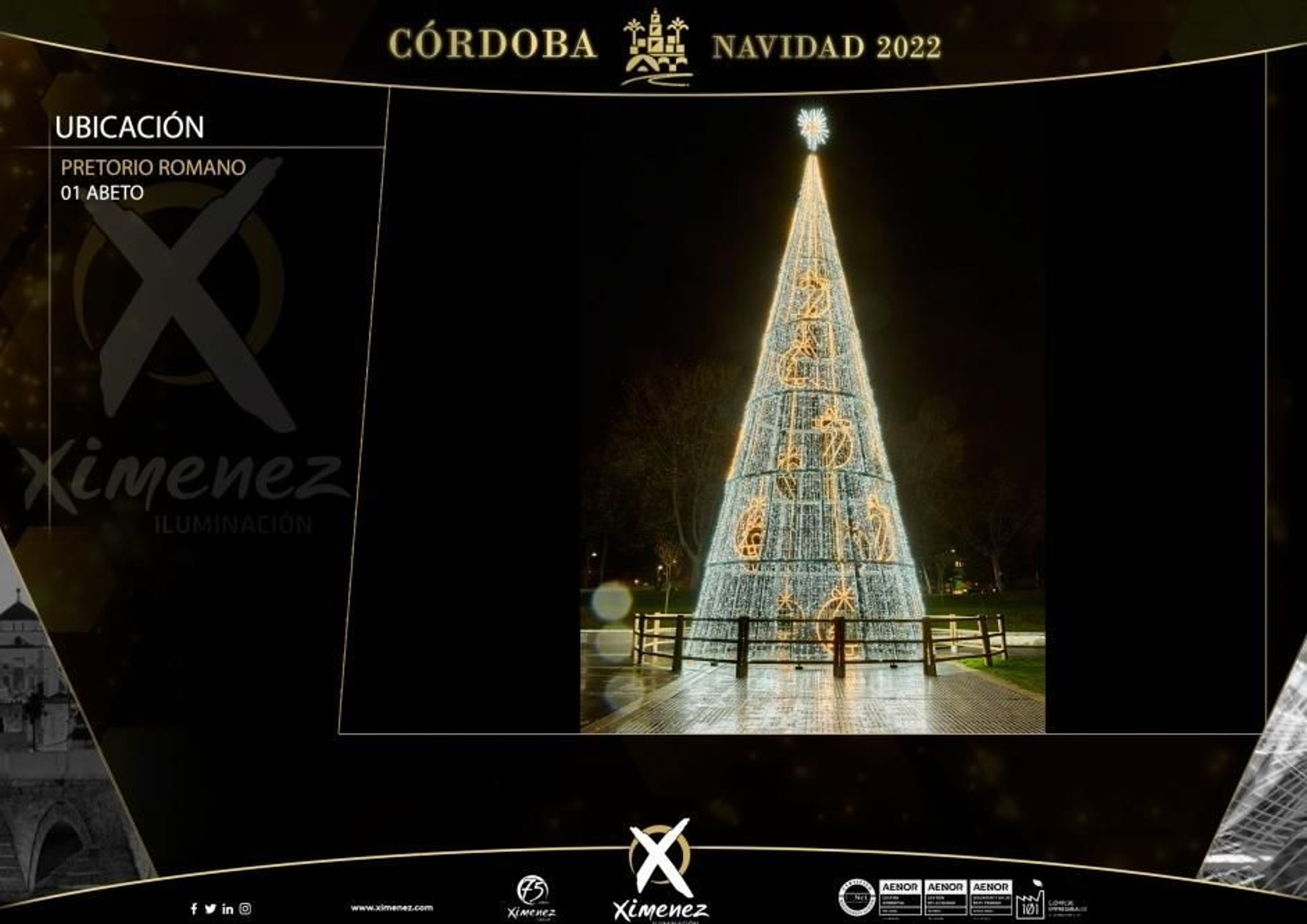 Así es el alumbrado navideño que iluminará las calles de Córdoba este 2022, en imágenes
