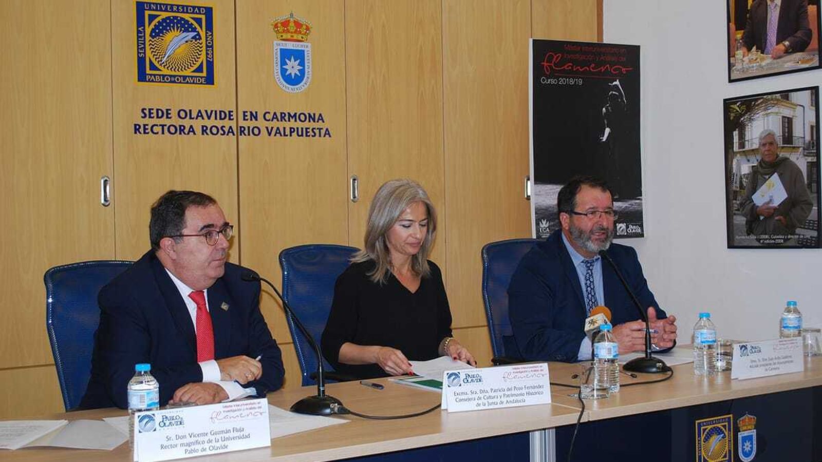 Durante la presentación, en la sede de la UPO en Carmona, se profundizó en el estudio del flamenco desde todos los enfoques y disciplinas.