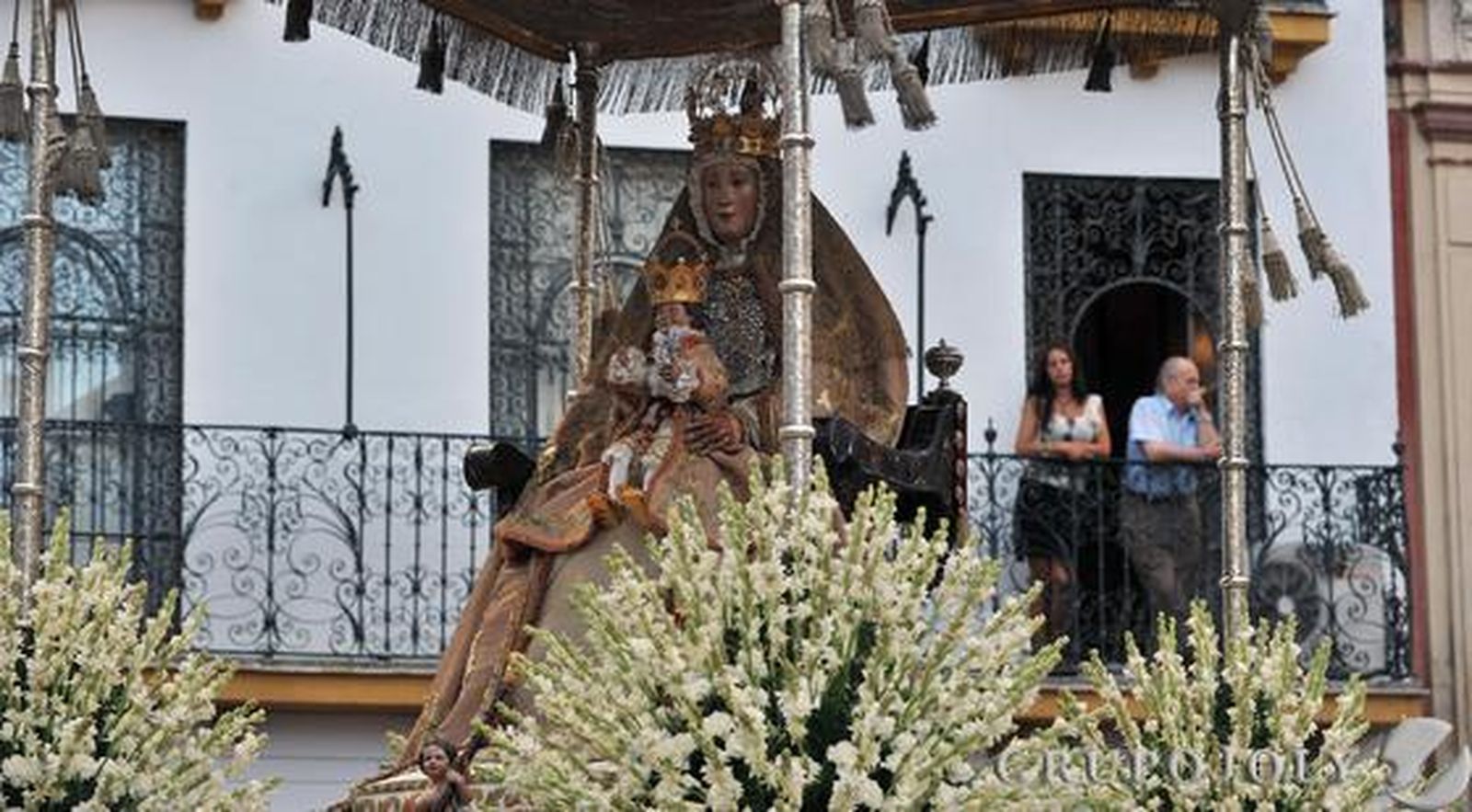 Una imagen de la Patrona. 

Foto: Juan Carlos Vázquez