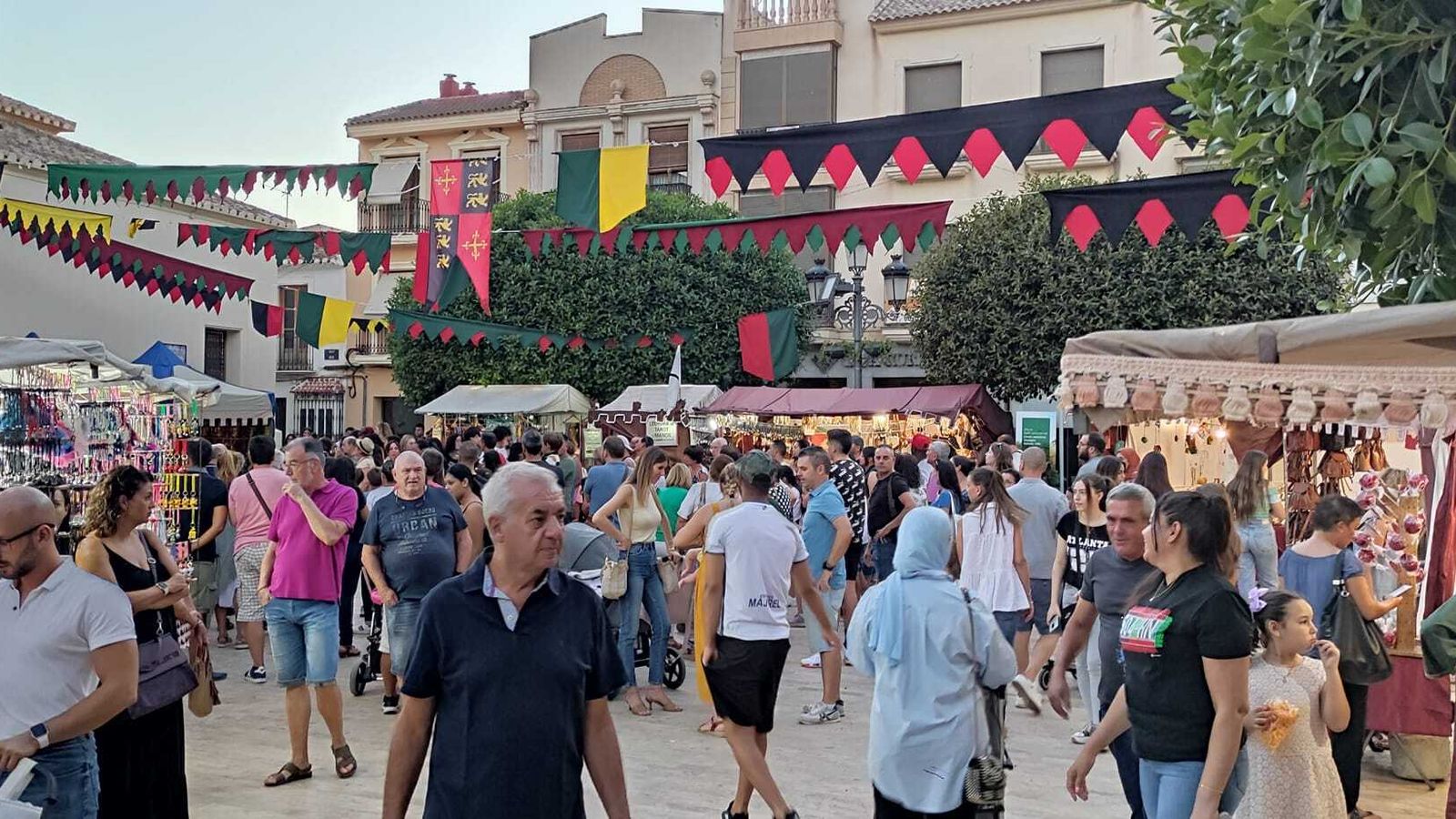 Vista general del Mercado Medieval.