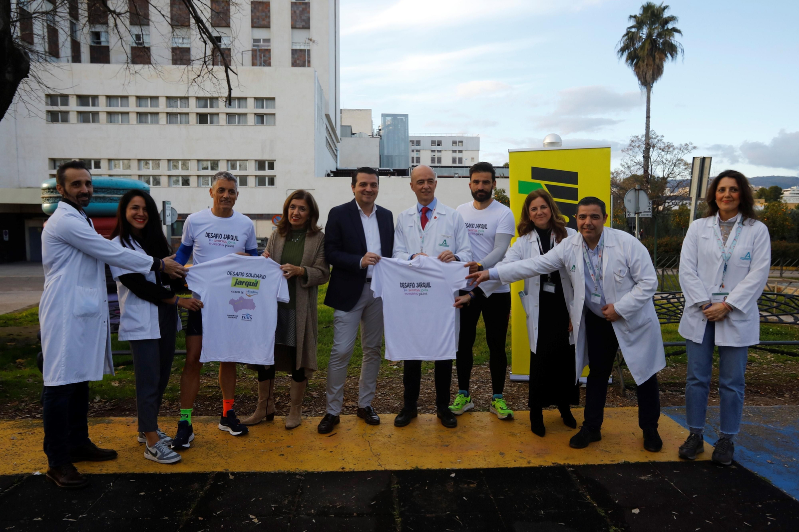 El I Desafío Deportivo Solidario Jarquil parte del Hospital Reina Sofía de Córdoba, en imágenes