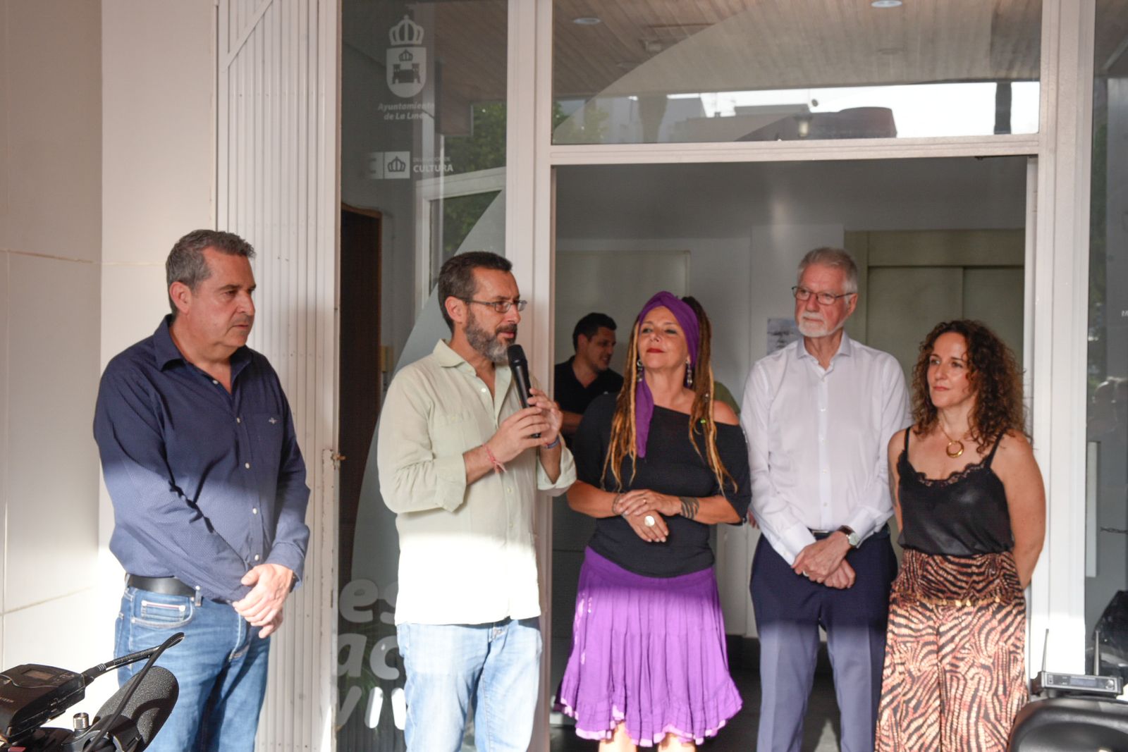 Fotos de la inauguración de exposición en la galería Manolo Alés en La Línea