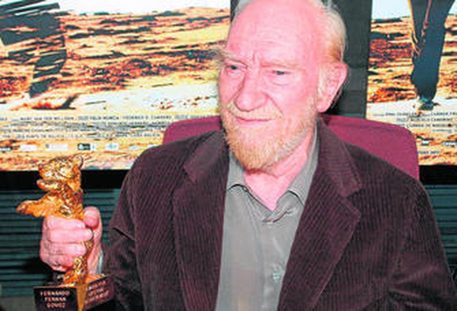 Fernando Fernán Gómez, en el homenaje que el Festival de Berlín le dedicó en 2005.