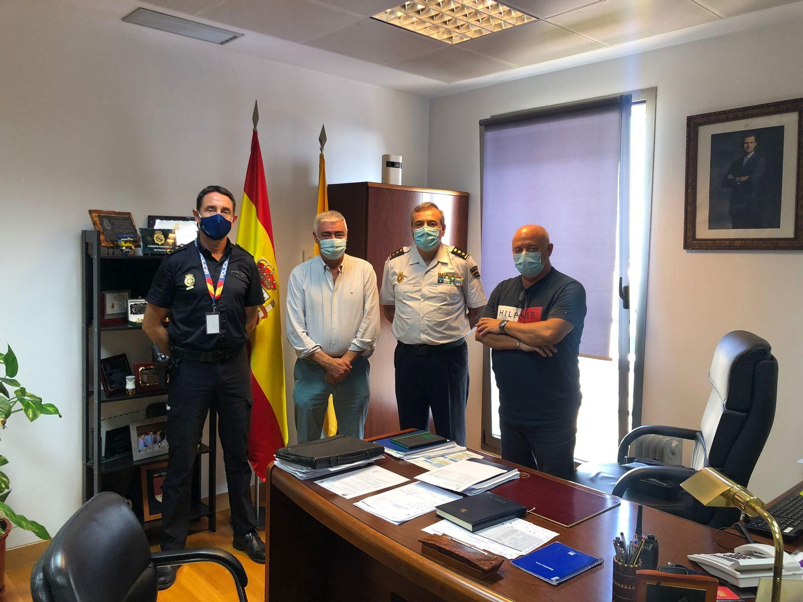 Borja Domínguez, Francisco Mena, Francisco López y Miguel Alberto Díaz.