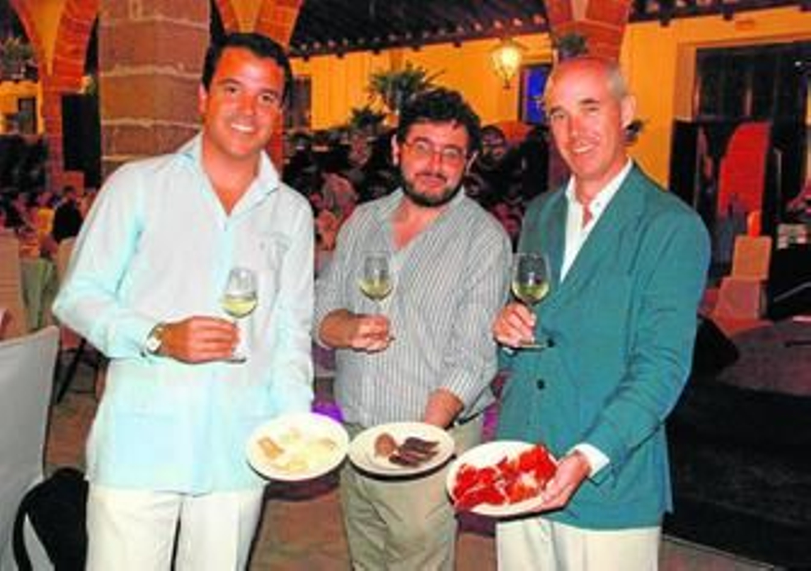 De izquierda a derecha, Juan Mateos, Pepe Monforte y Federico Sánchez-Pece.