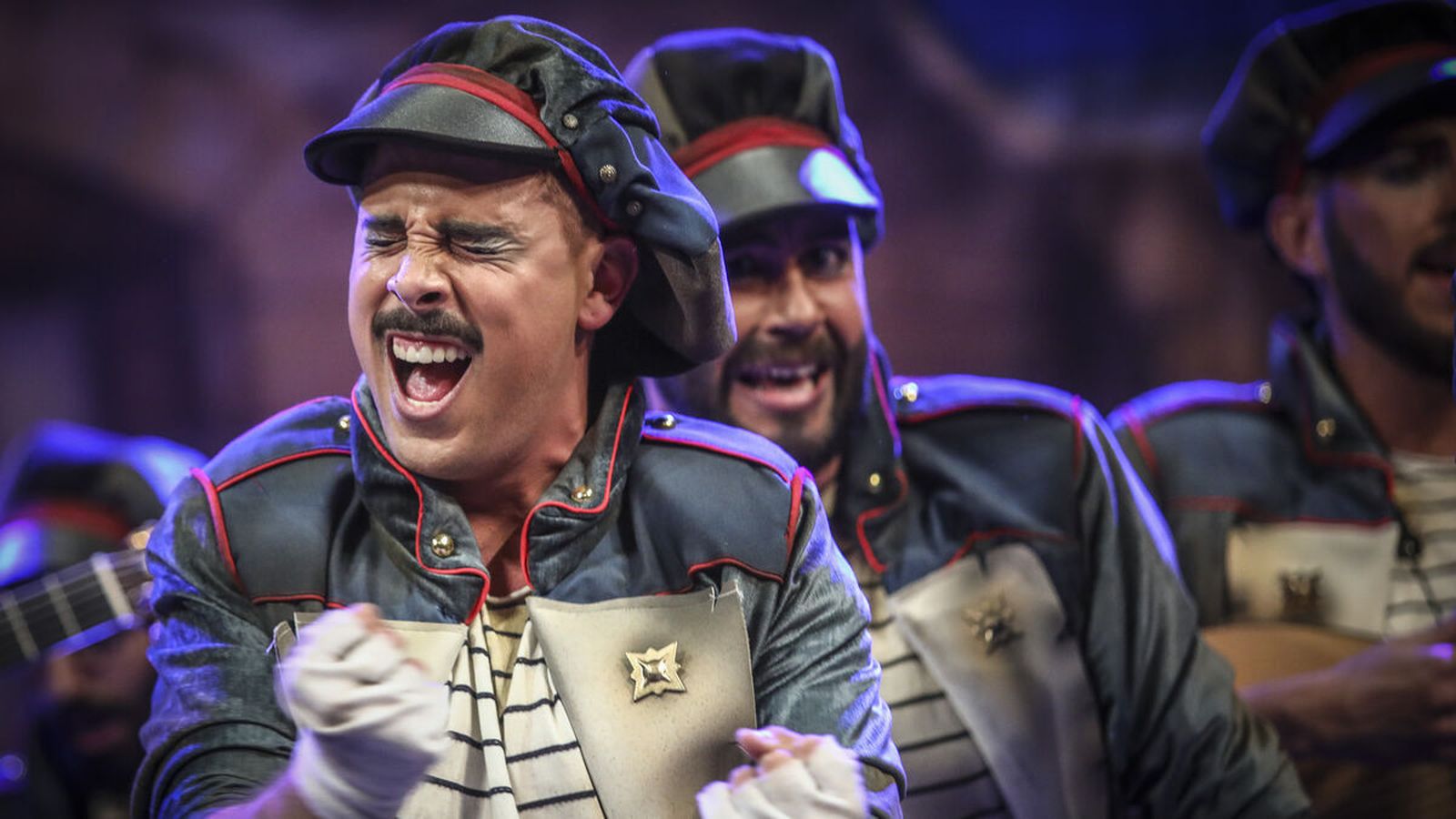 La comparsa 'Los pacientes', en 2020.