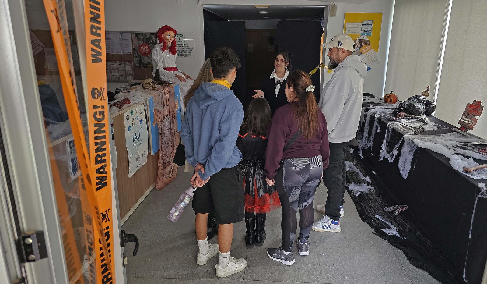 Fotos de Halloween en la Casa de la Juventud de La Línea