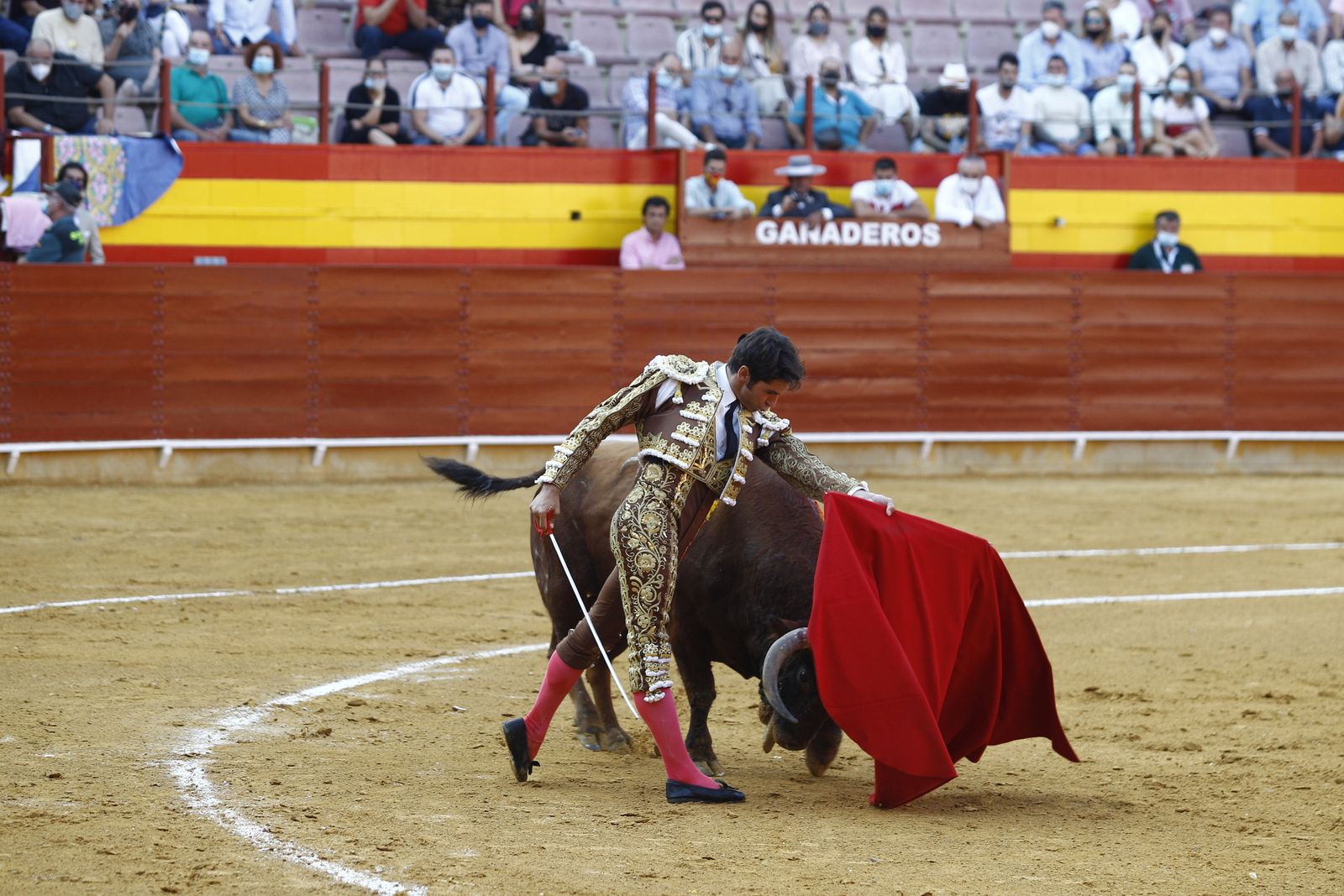 Fotogalería corrida de toros. Cayetano Rivera, Paco Ureña y Roca Rey. Roquetas de Mar.