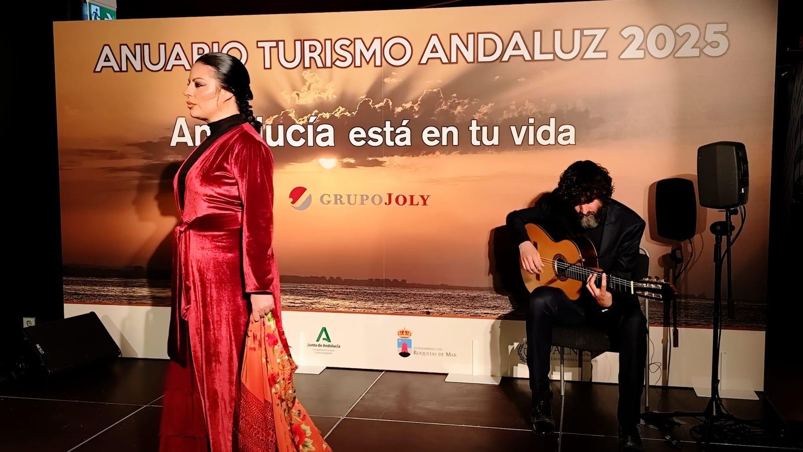 Mercedes de Córdoba, en un momento de su actuación.