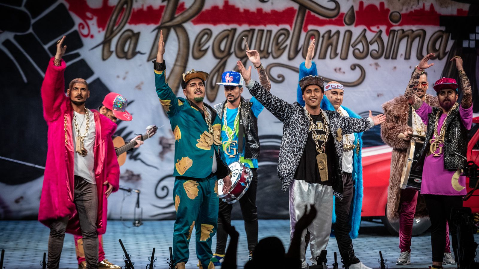 La chirigota Daddy Cadi.