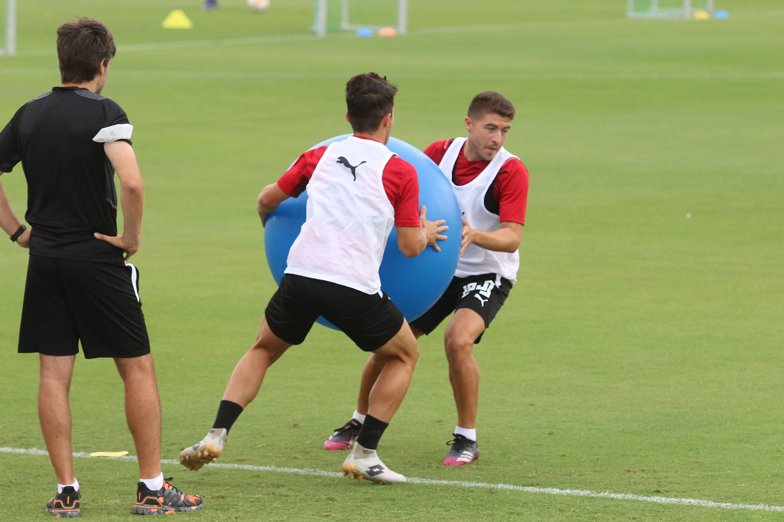Fotogalería del entrenamiento de la UD Almería del miércoles 11 de agosto