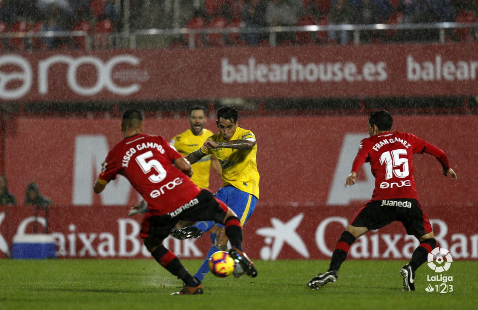 El 'Chino' Araujo es uno de los futbolistas más peligrosos de Las Palmas