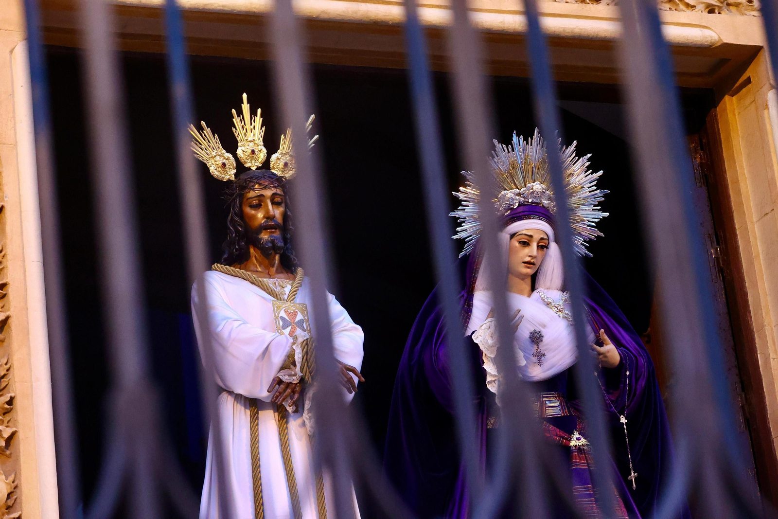 Las fotos del traslado del Cautivo el Sábado de Pasión en Málaga