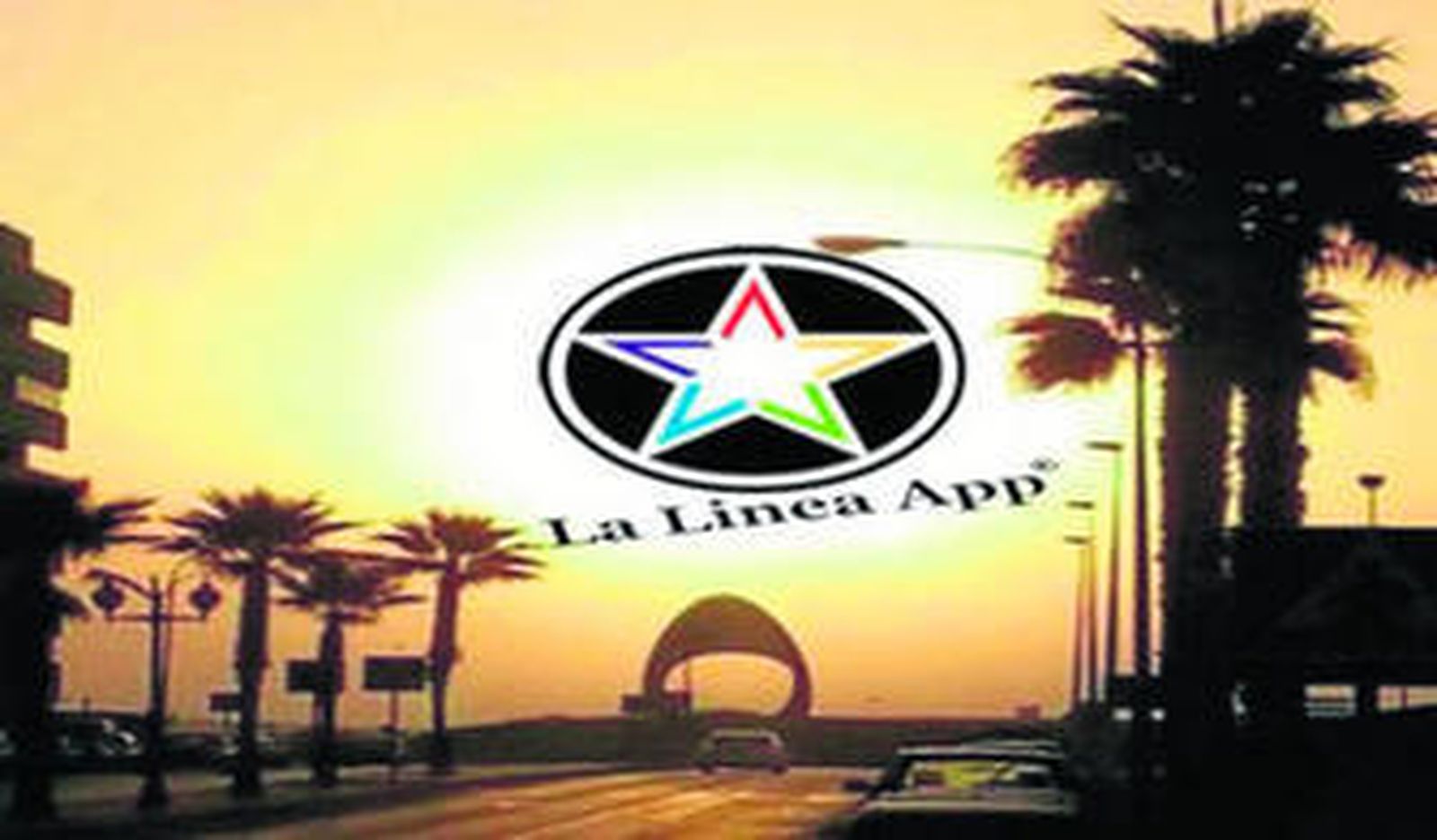 Una imagen de la ciudad, vista a través de la apliación.