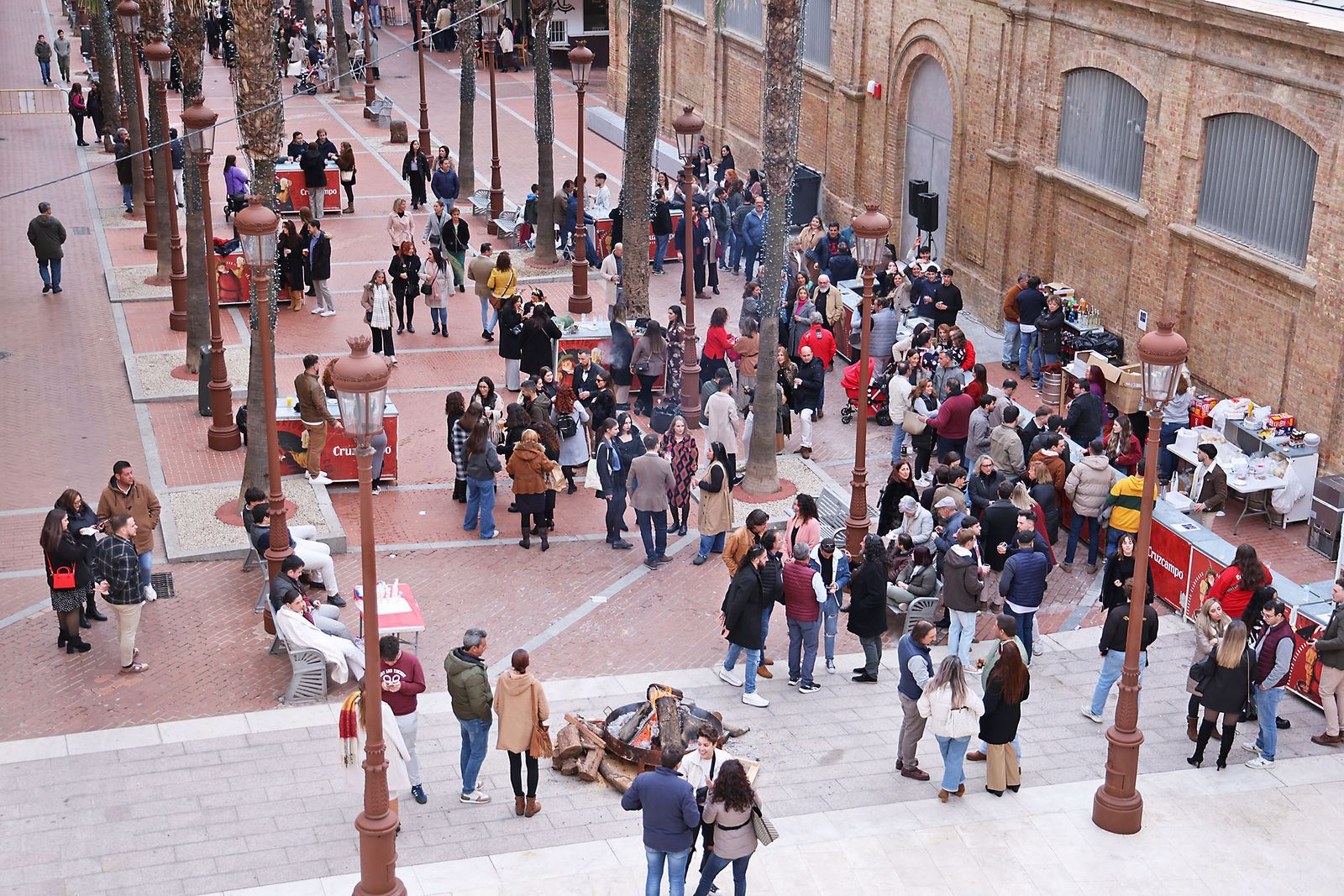Imágenes de la Zambomba en el Paseo de Santa Fe