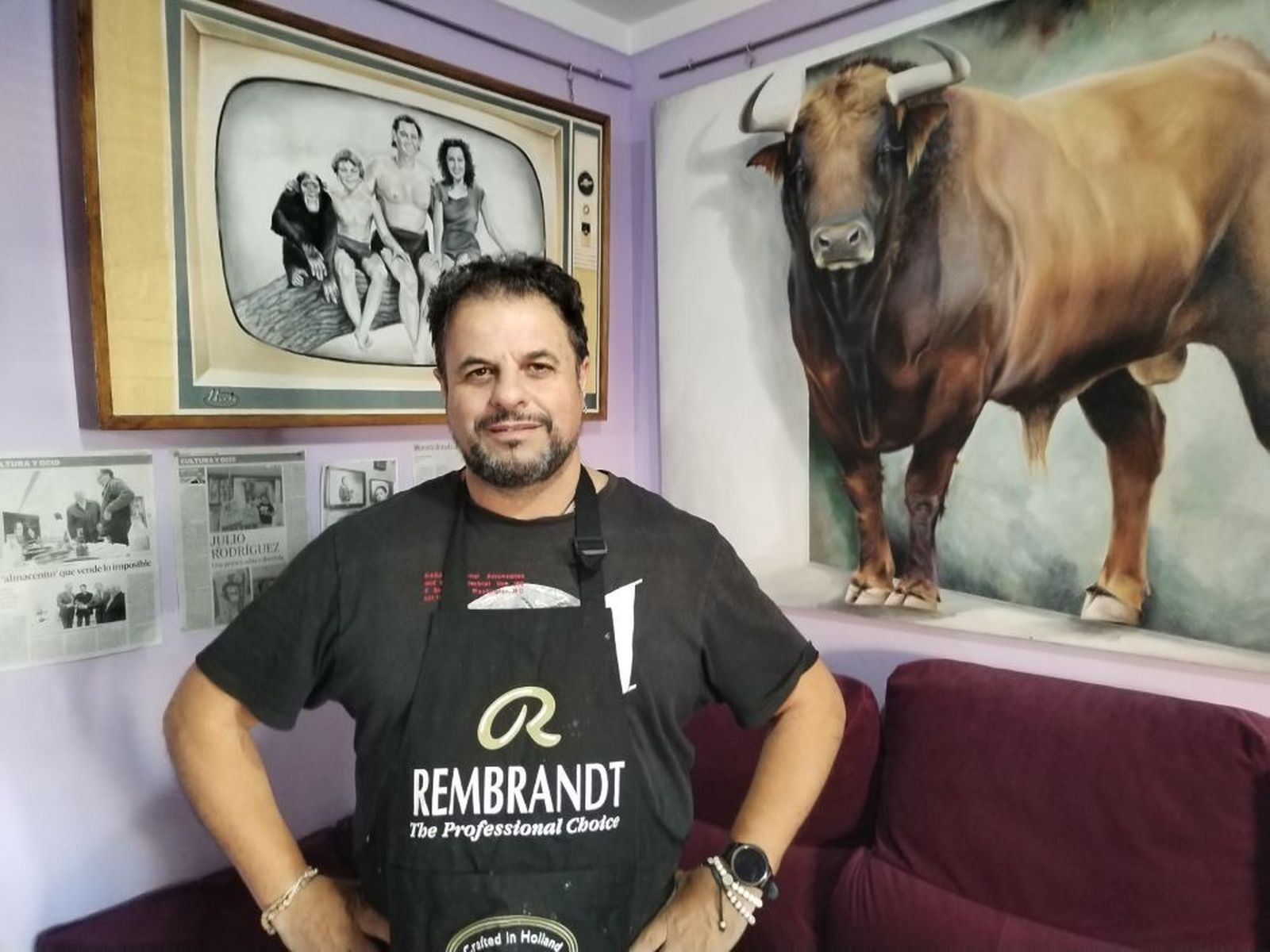 “Me gustaría convertir mi nueva casa-estudio en un pequeño museo de trampantojos”
