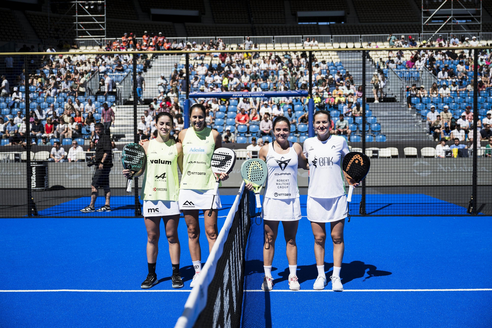 Las mejores imágenes de las semifinales de pádel en el Estadio de la Cartuja