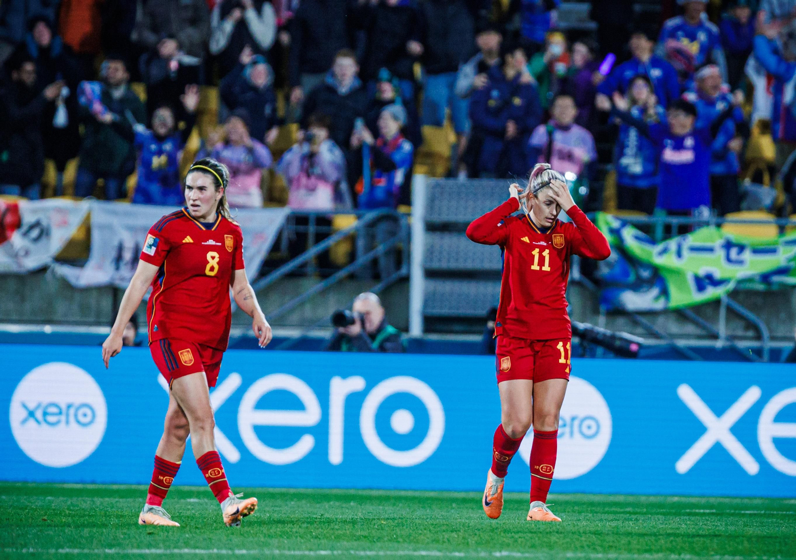 Las fotos de la goleada de Japón a España