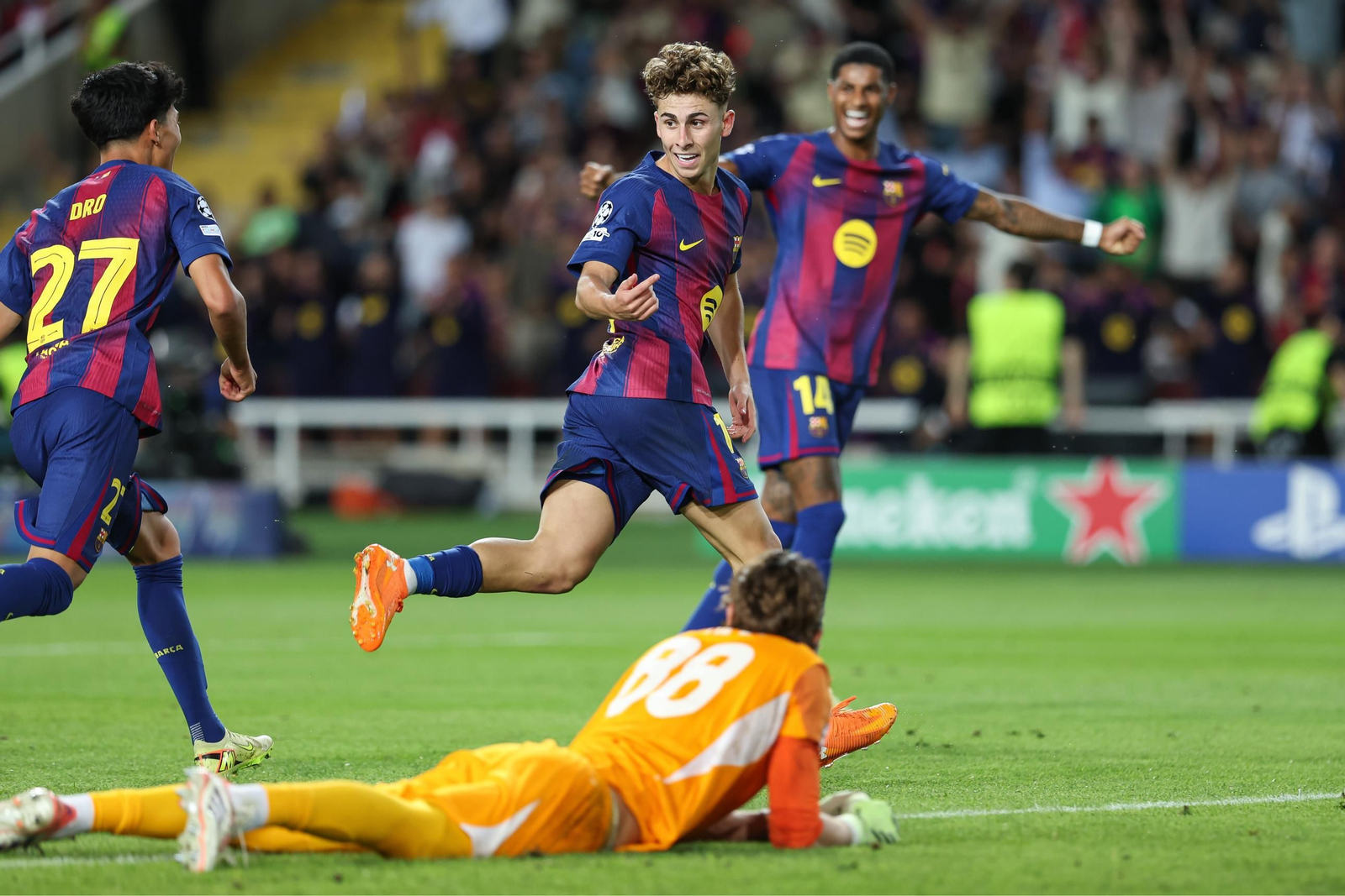 Las fotos del Barcelona-Olympiacos