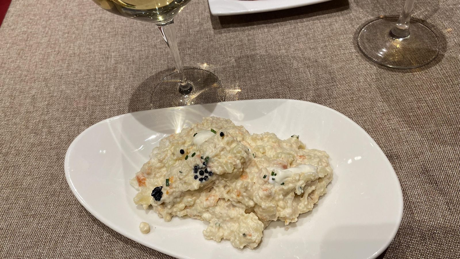 La tapa de ensaladilla en Robles